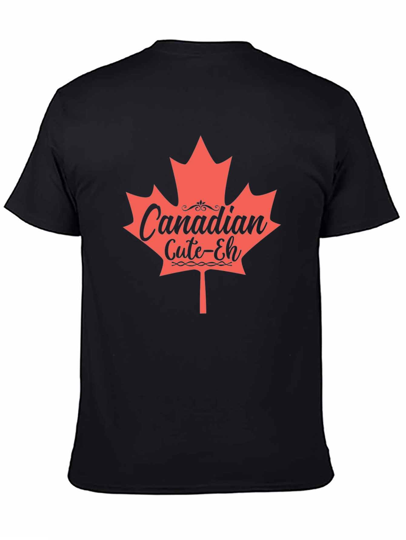 Canadian Cute-Eh Maple Leaf Graphic T-Shirt
