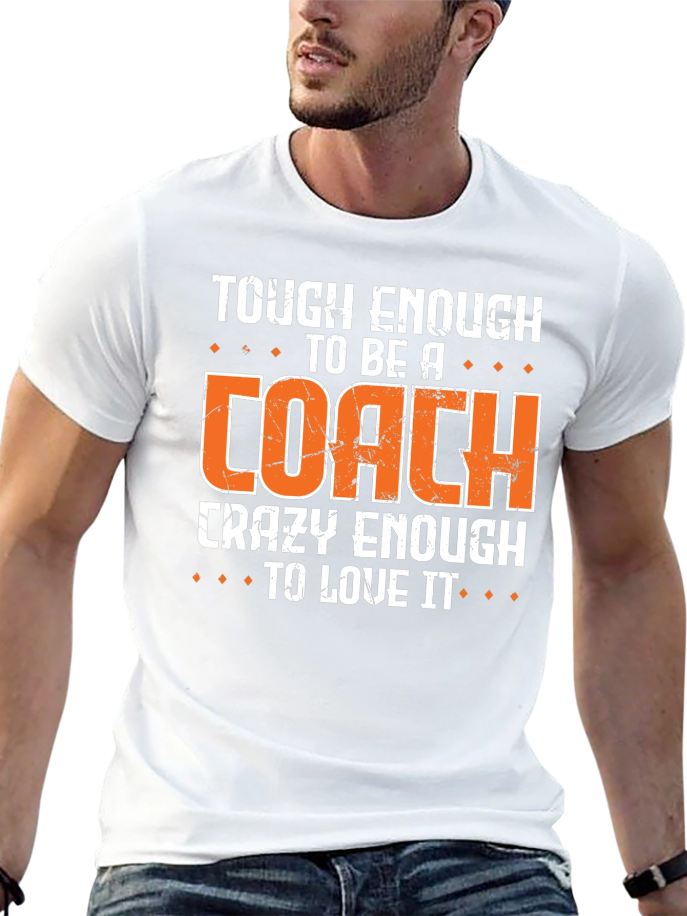 Tough Enough Coach Graphic Tee