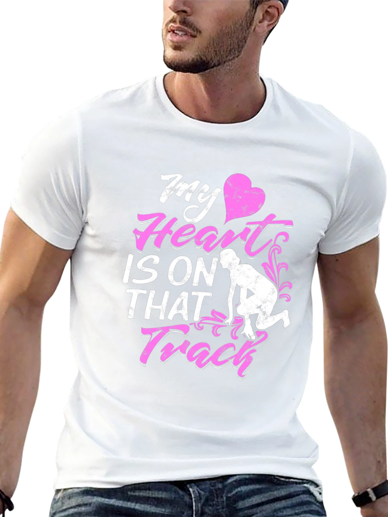 Track & Field Heart T-Shirt