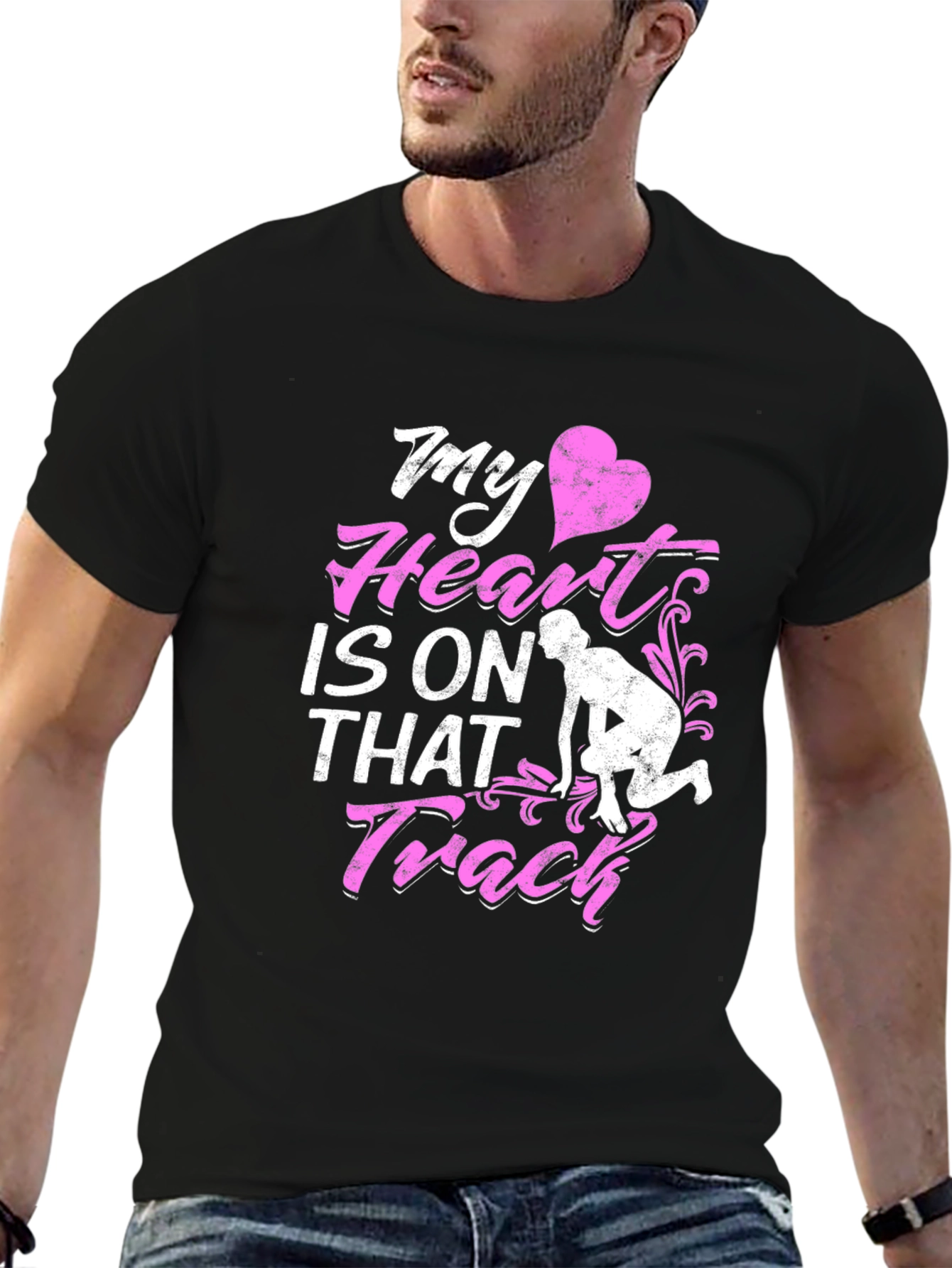 Track & Field Heart T-Shirt