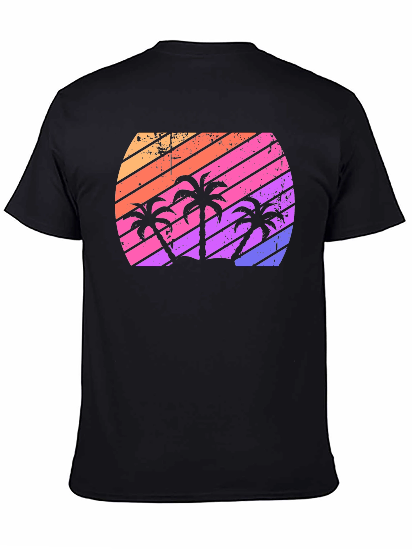 Retro Sunset Palm Tree T-Shirt