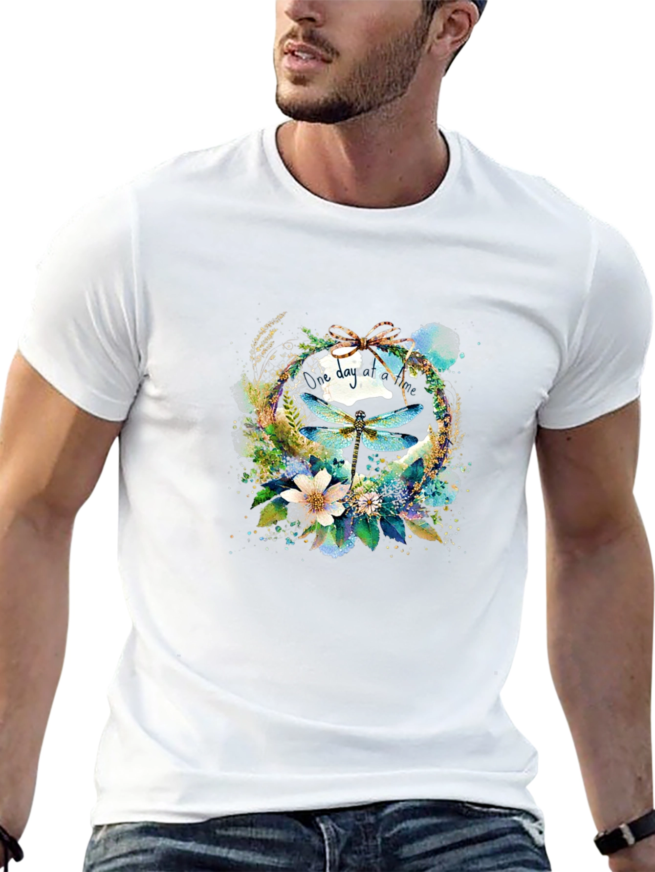 Dragonfly Wreath Graphic Tee
