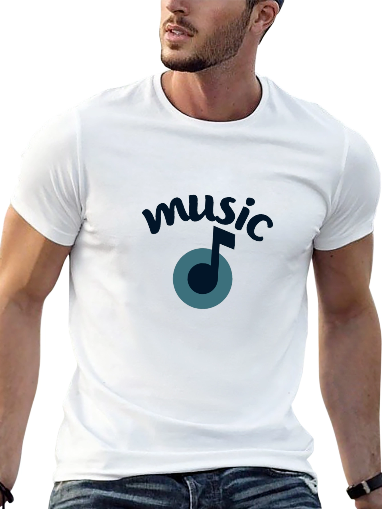 Music Note Graphic Tee - Stylish Comfort
