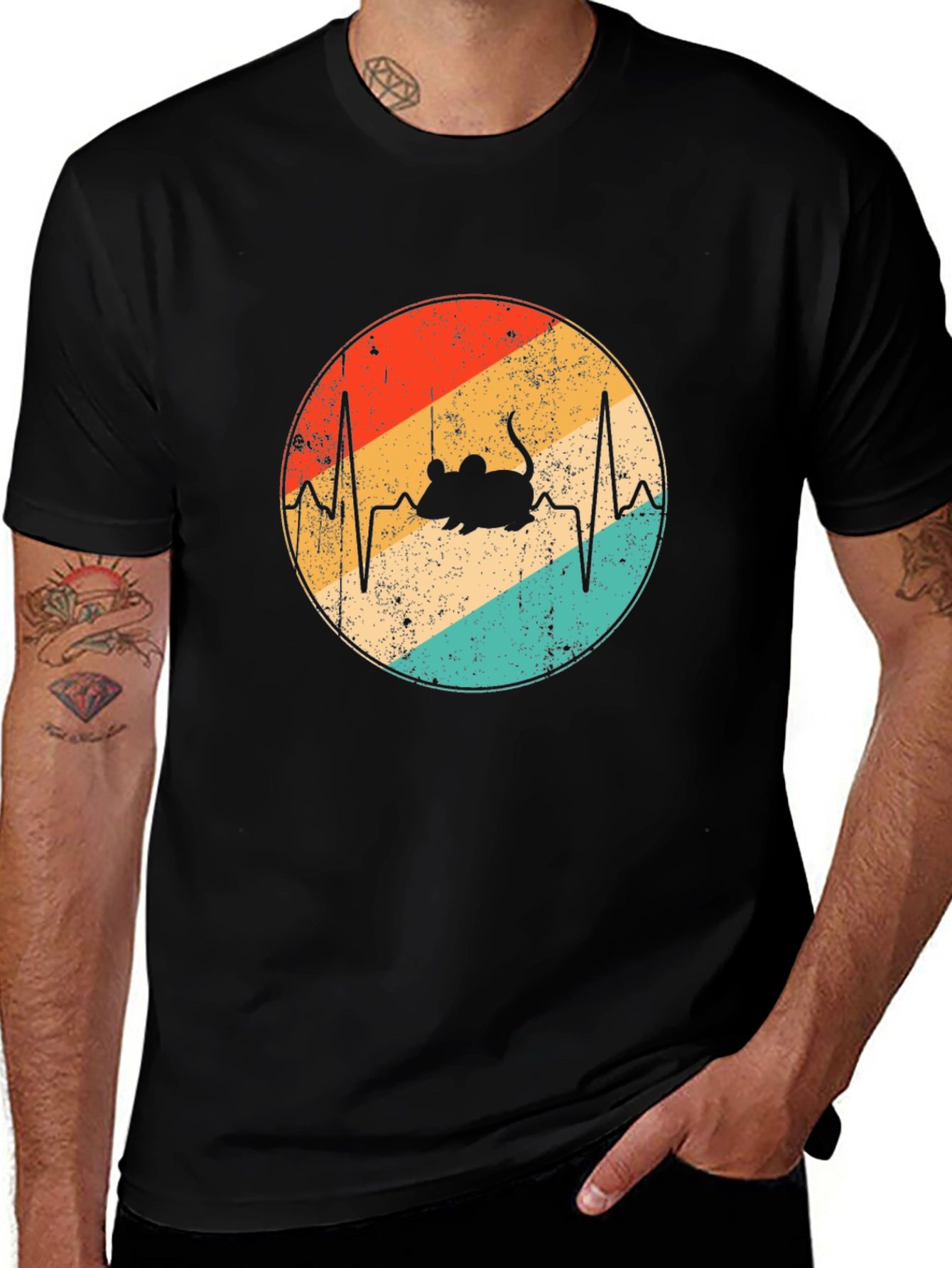 Retro Mouse Heartbeat T-Shirt