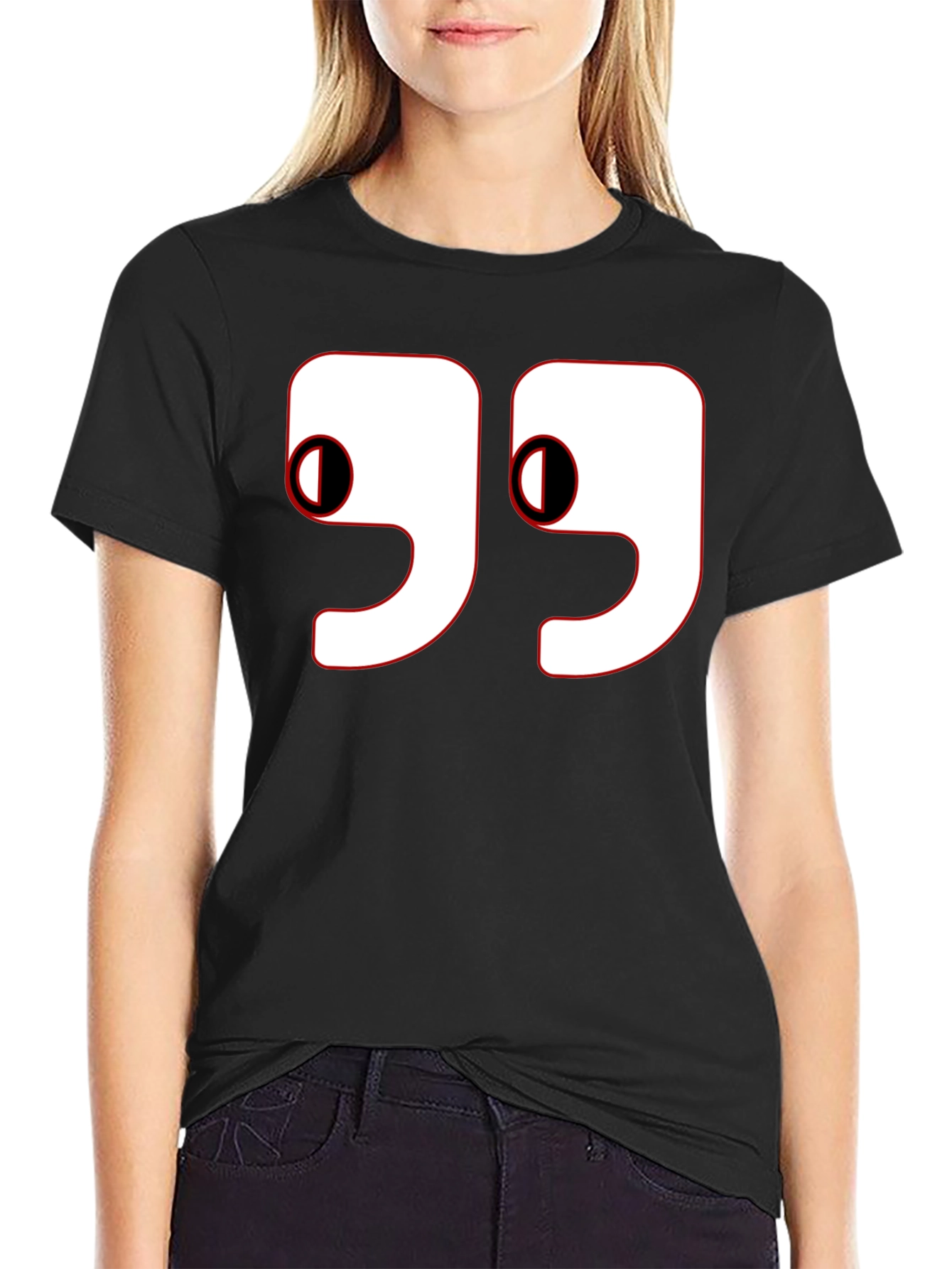 Quirky Number 99 Graphic Tee - Eye Catching Design