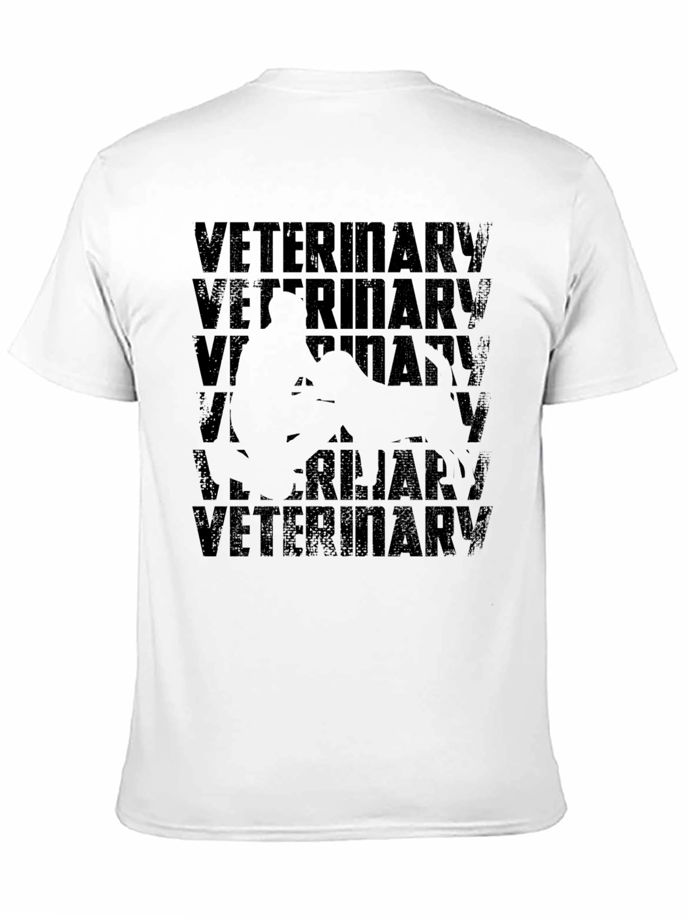 Veterinary Graphic Tee - Black Comfortable Fit