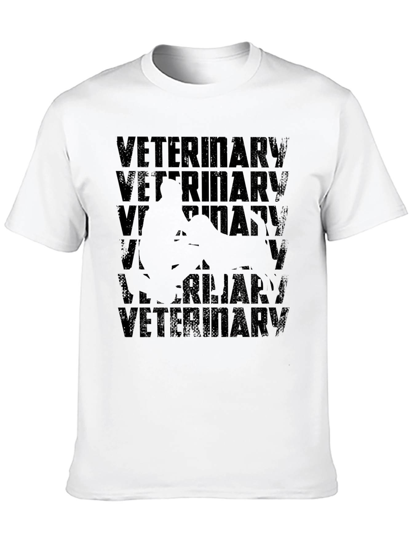 Veterinary Graphic Tee - Black Comfortable Fit