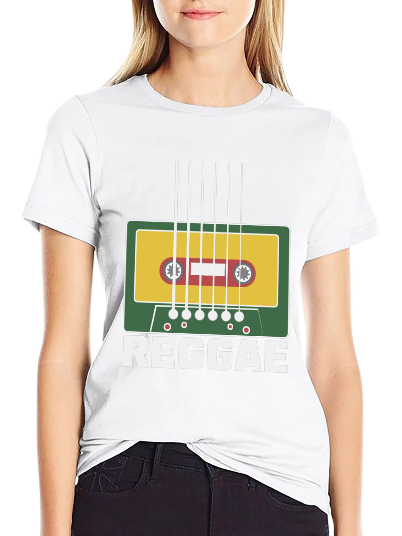 Reggae Music Cassette Tape Graphic T-Shirt