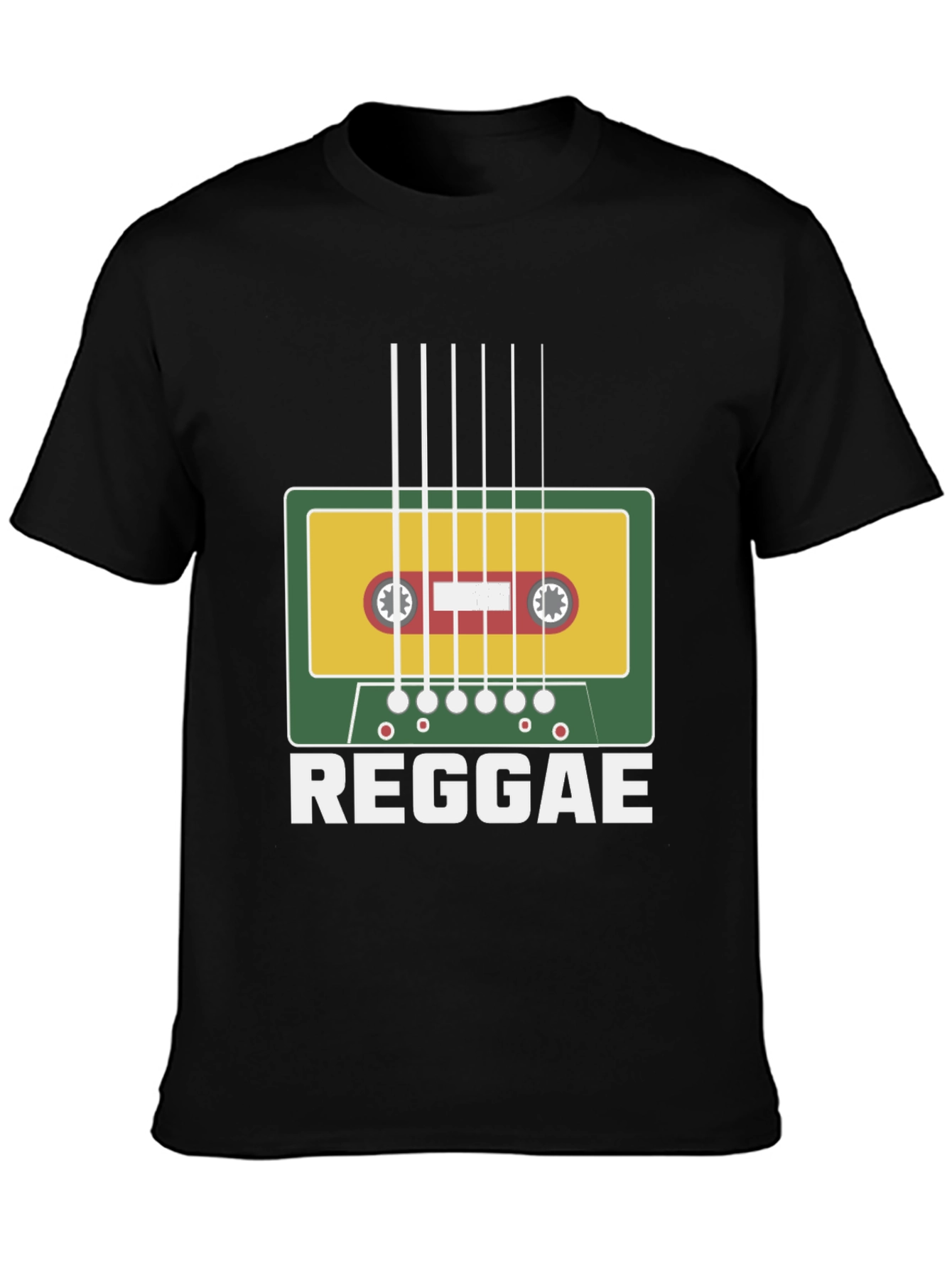 Reggae Music Cassette Tape Graphic T-Shirt