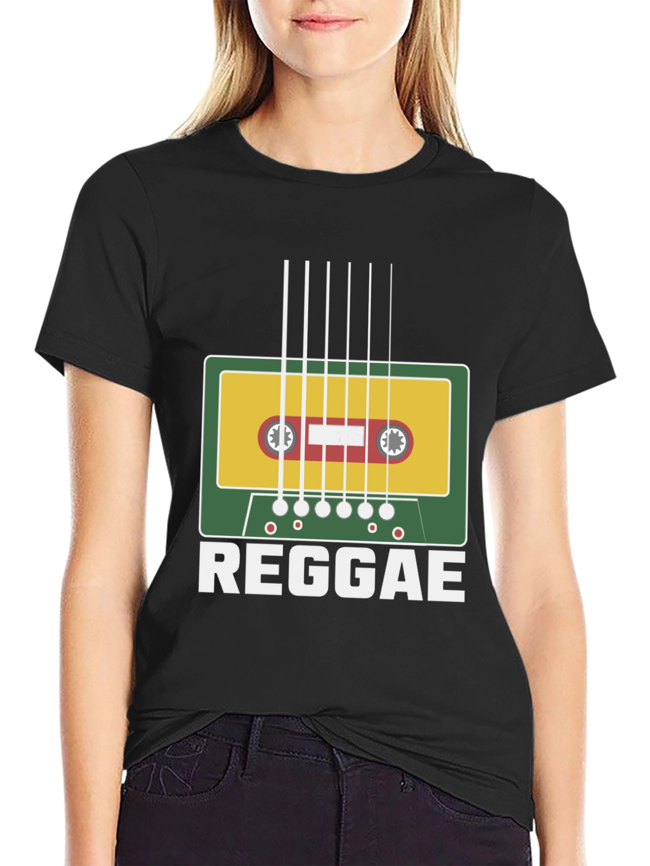 Reggae Music Cassette Tape Graphic T-Shirt