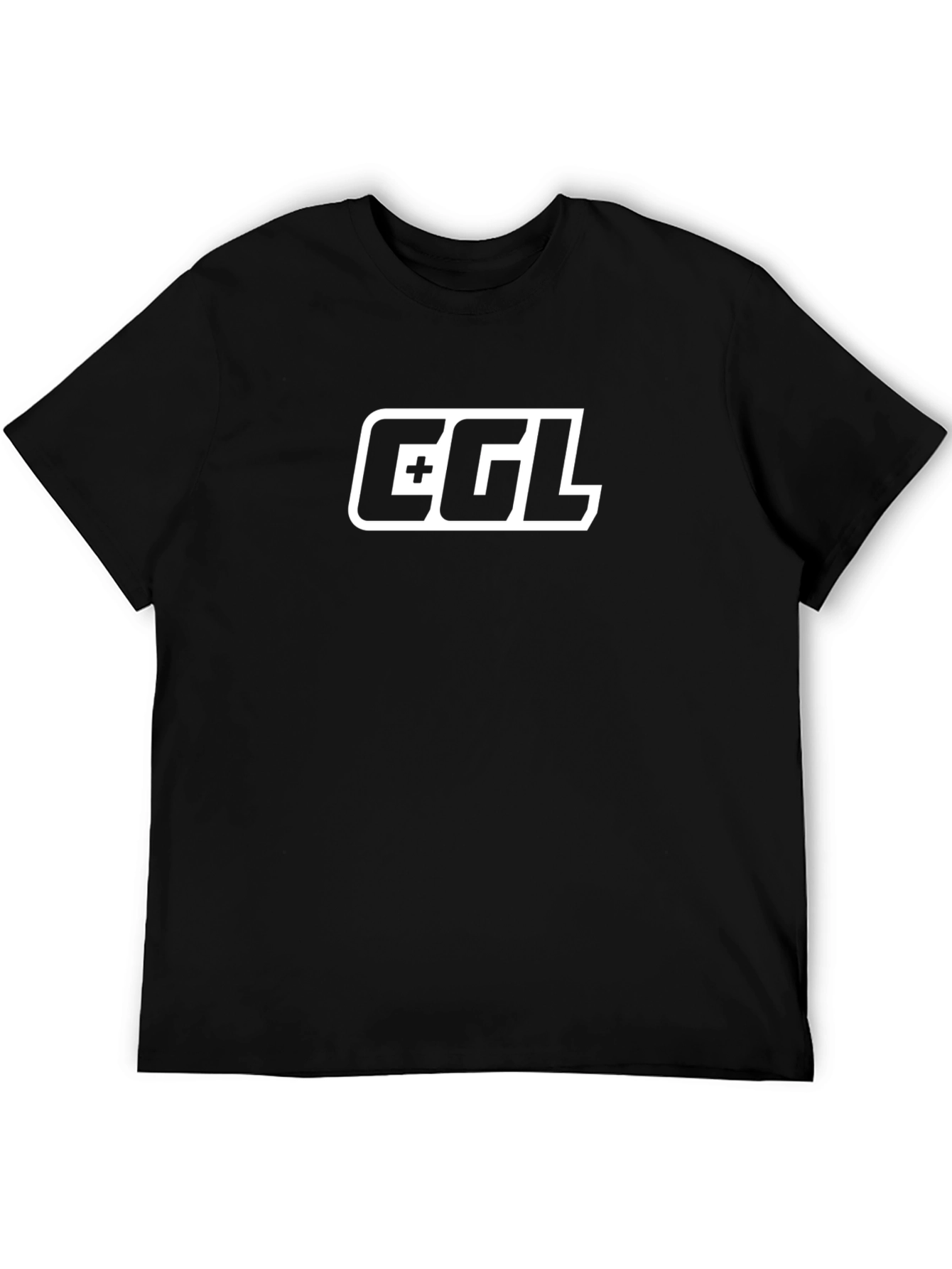 CGL Logo T-Shirt - Classic Black Crew Neck Tee