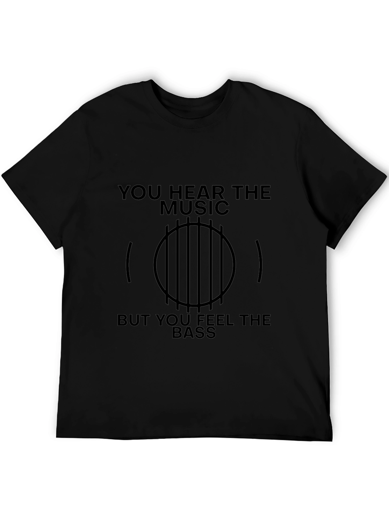 Music Lovers Graphic Tee - Feel the Bass!