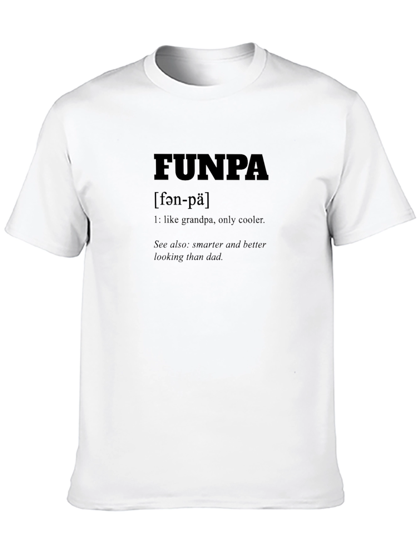 Funpa Definition T-Shirt - Cool Grandpa Tee
