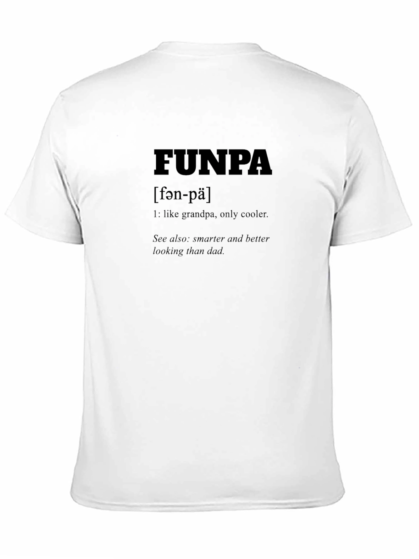 Funpa Definition T-Shirt - Cool Grandpa Tee