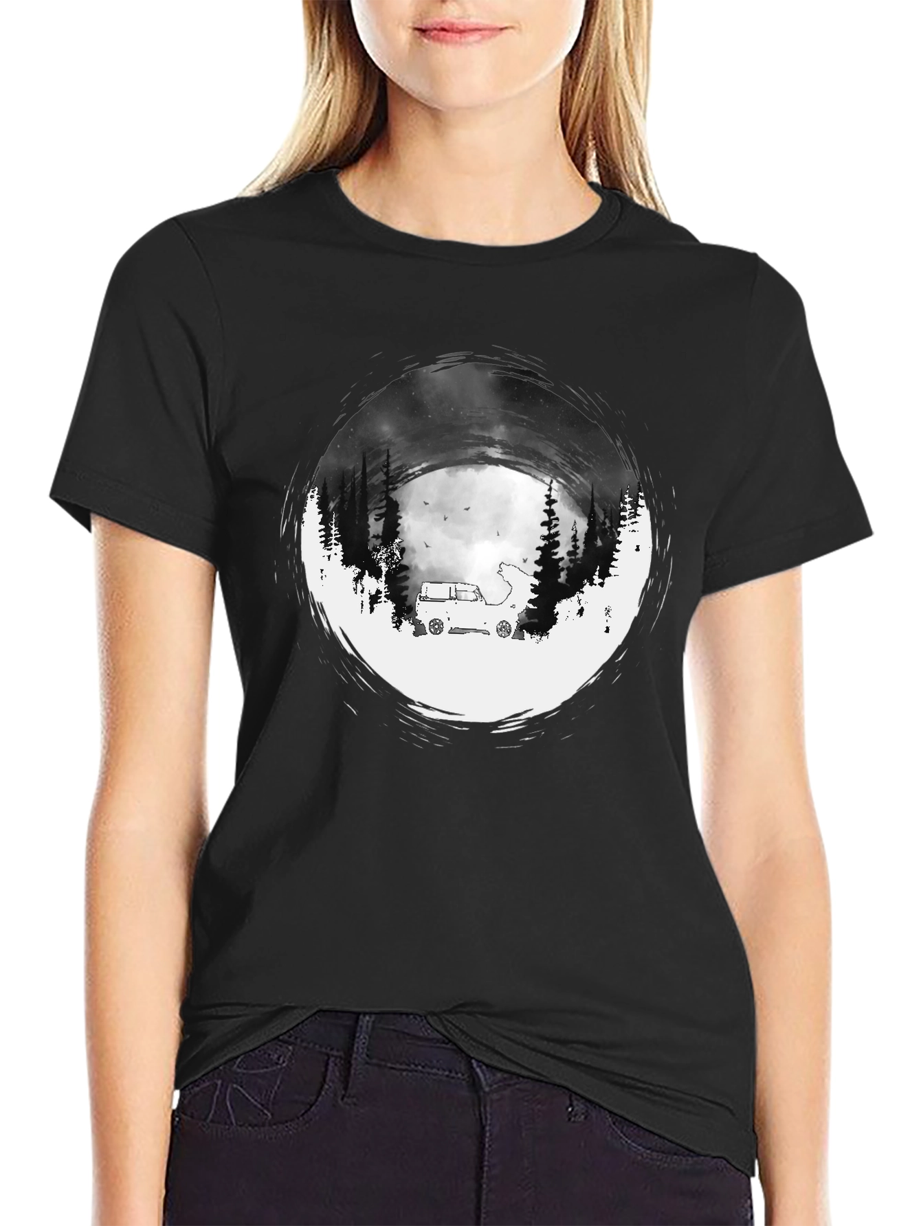 Nature Explorer Tee - Black