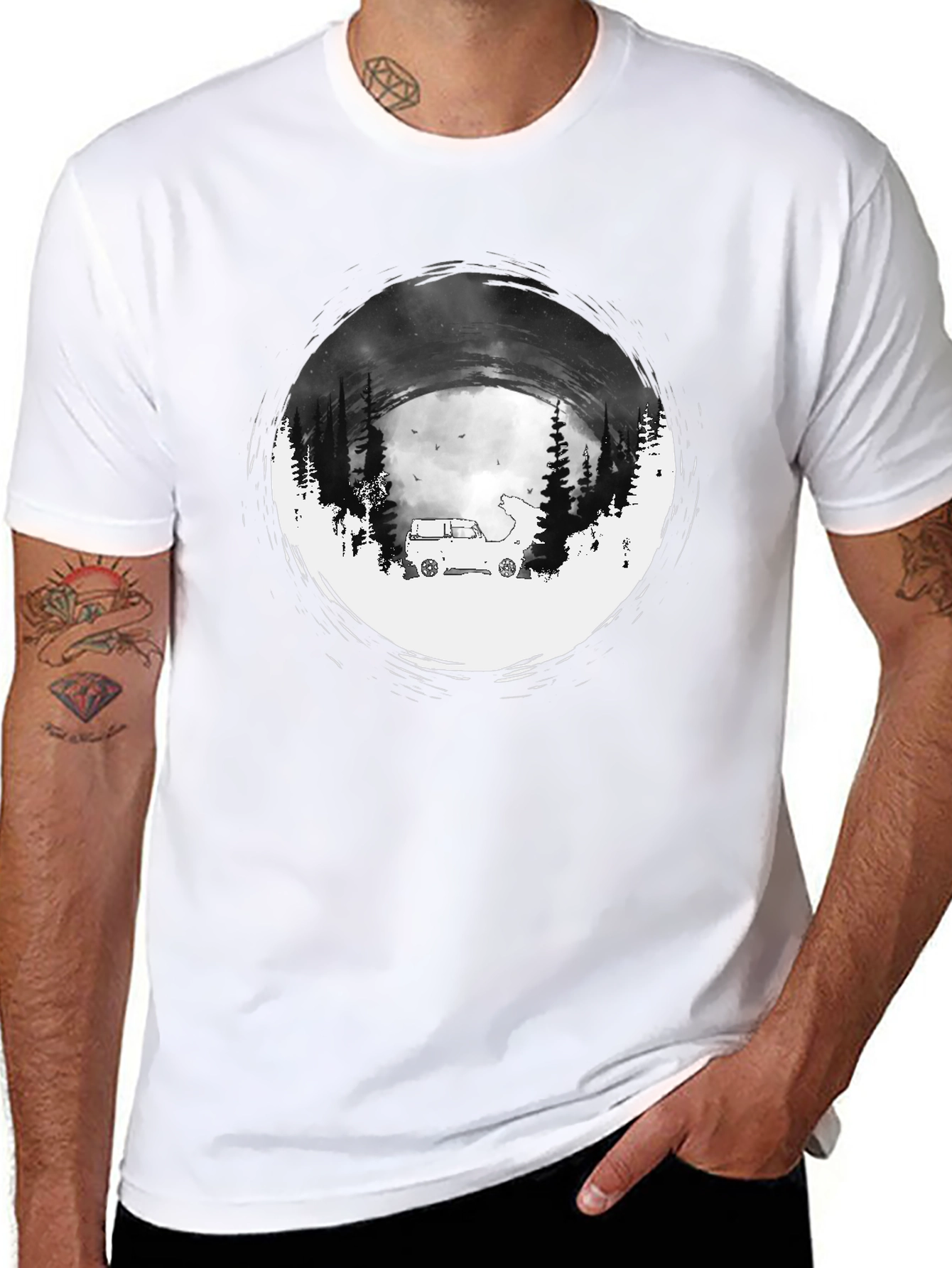 Nature Explorer Tee - Black