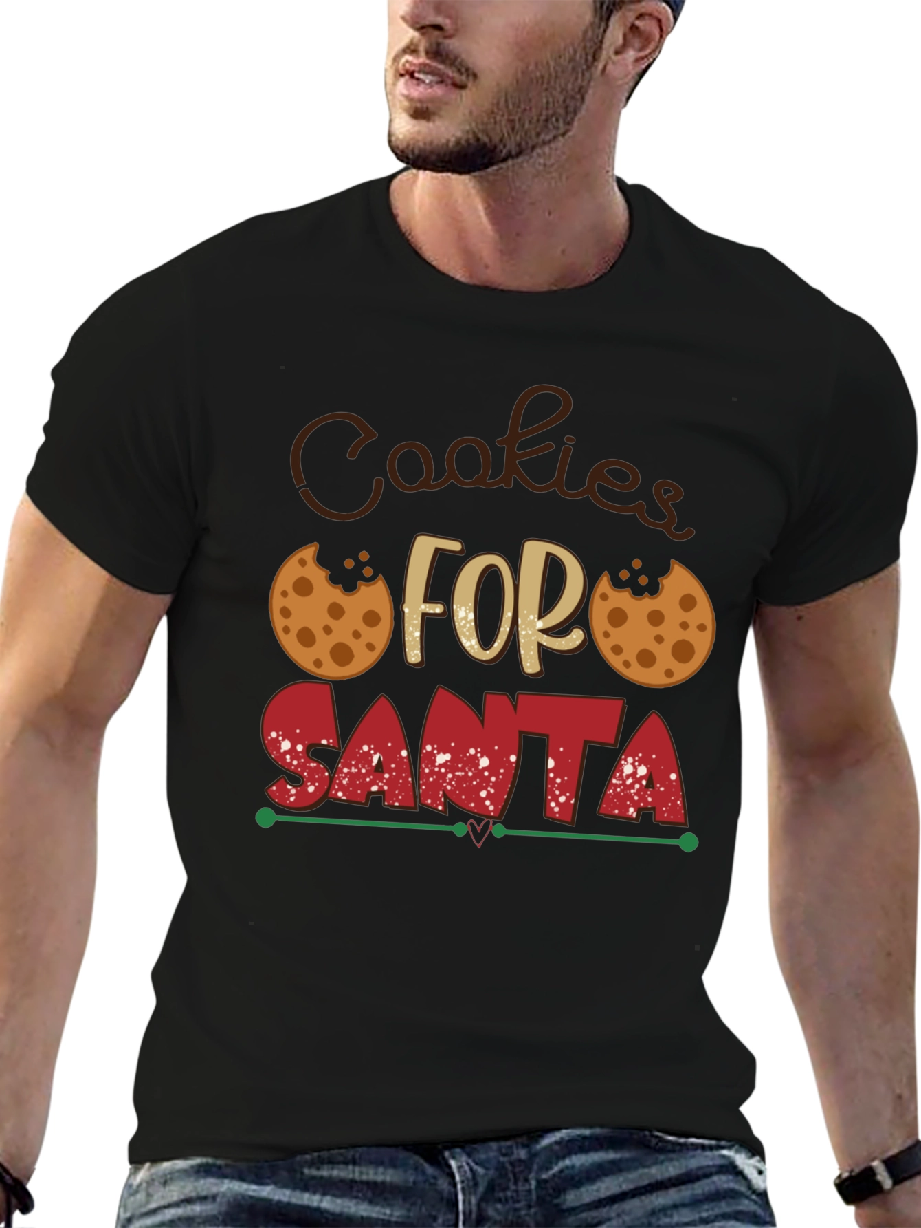 Cookies for Santa T-Shirt - Holiday Festive Wear