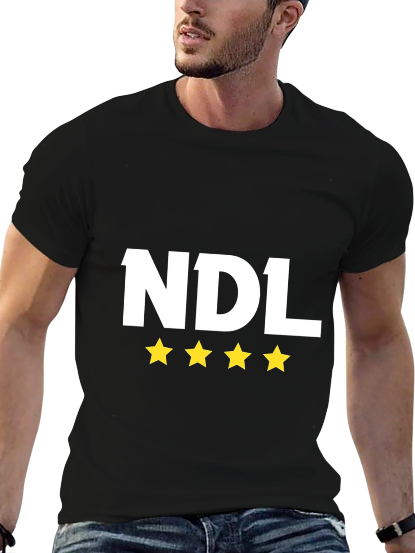 NDL Four Star Graphic Tee - Black