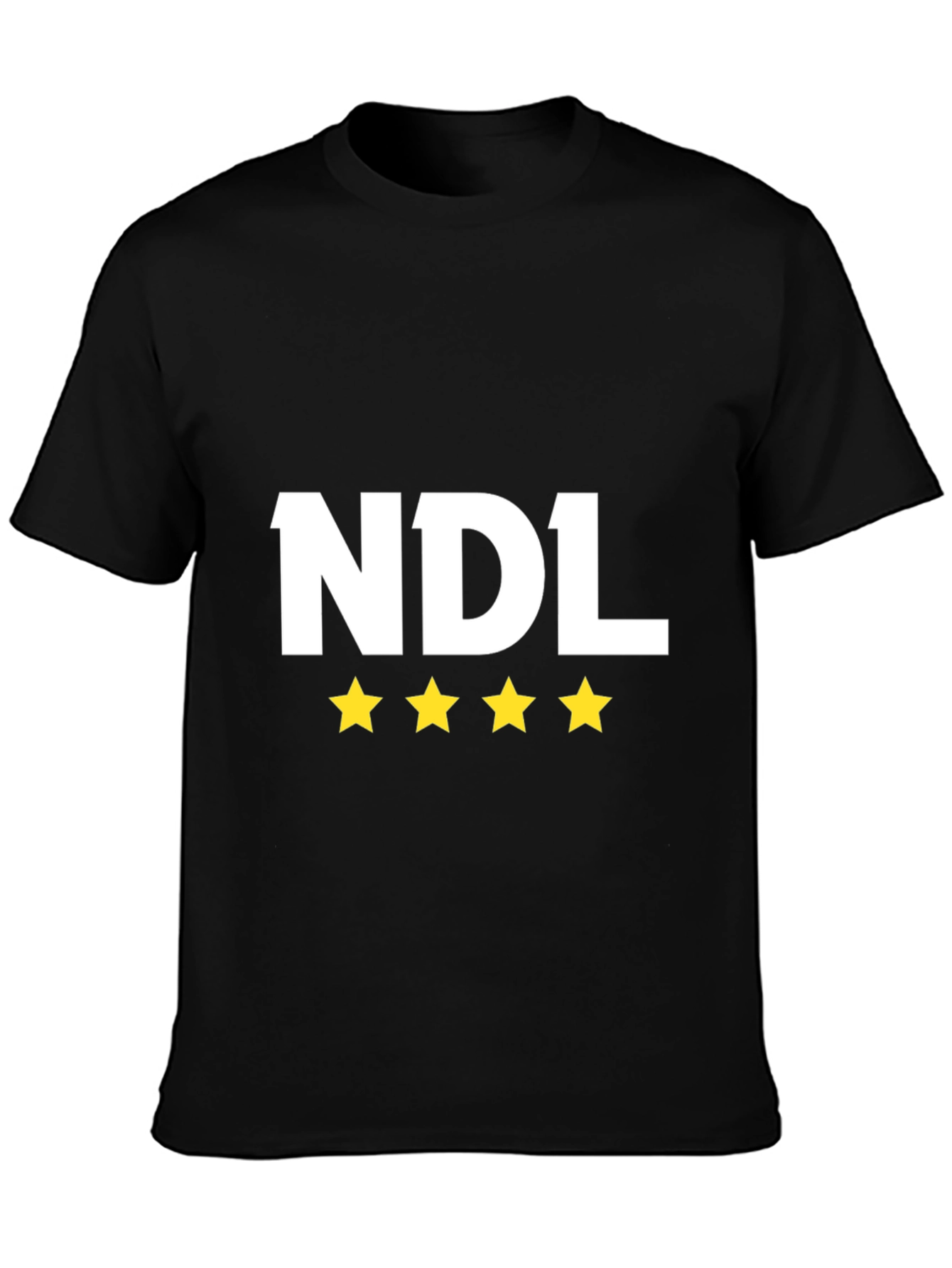 NDL Four Star Graphic Tee - Black