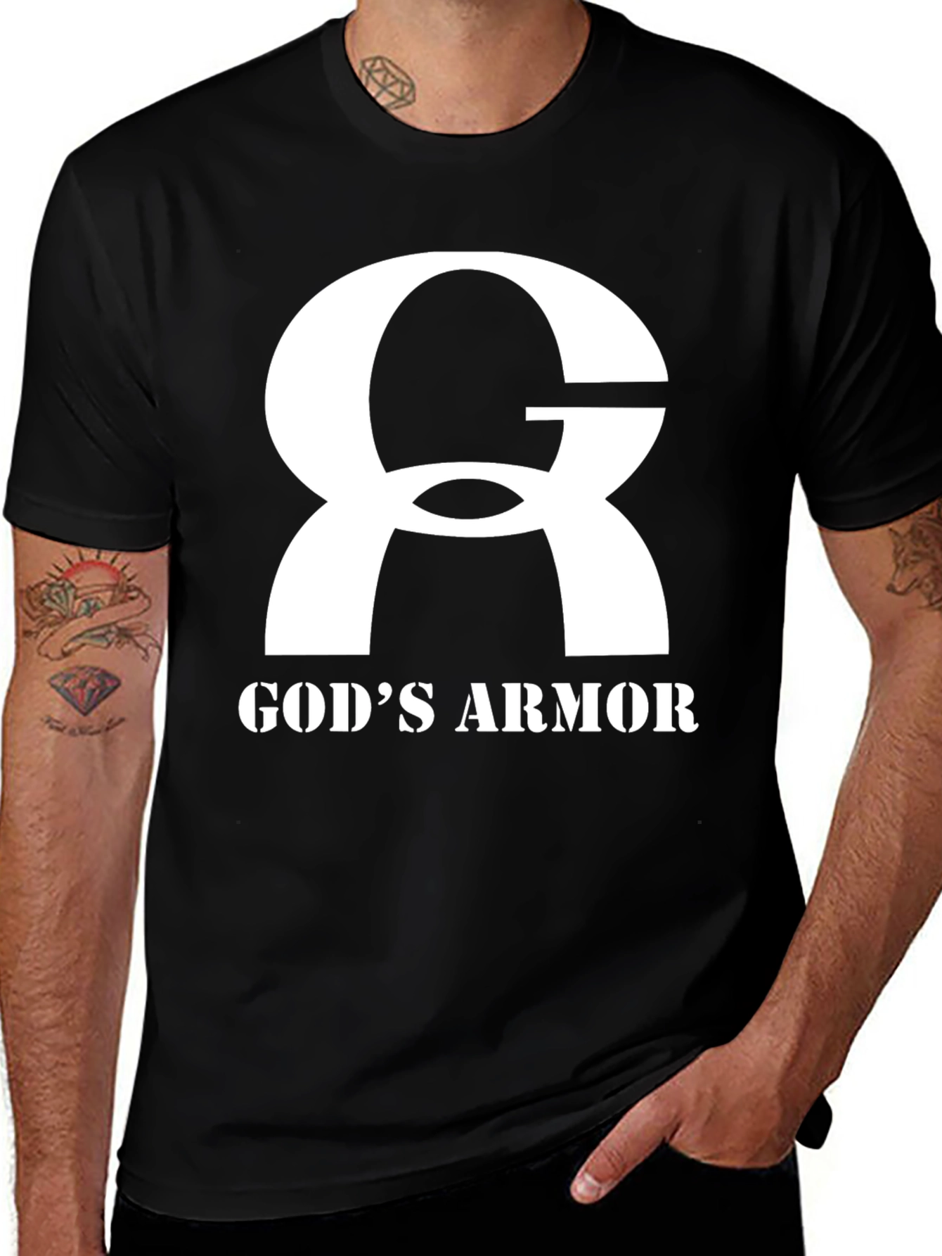 Gods Armor Graphic Tee - Christian Faith Apparel