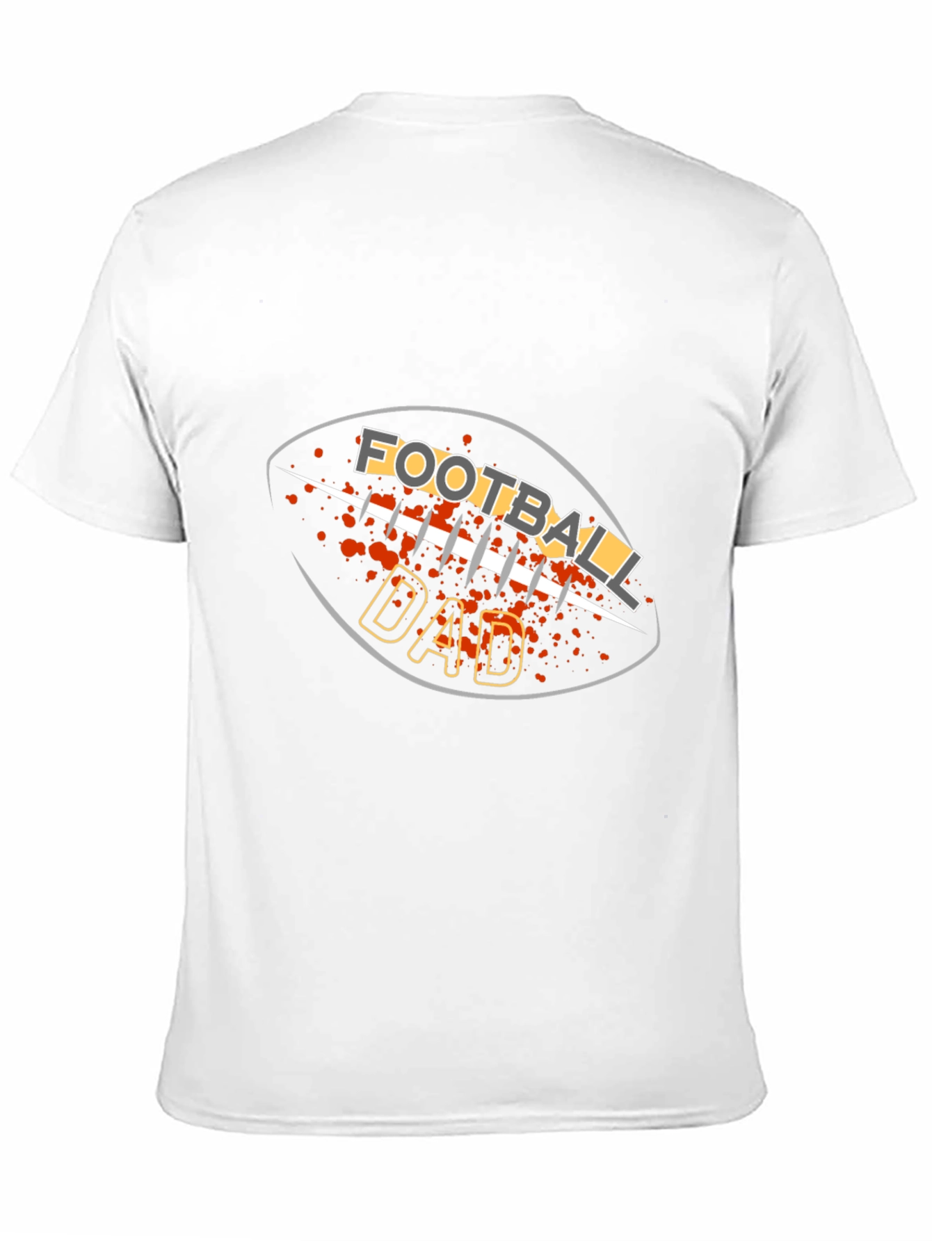 Football Dad Graphic T-Shirt - Black Tee