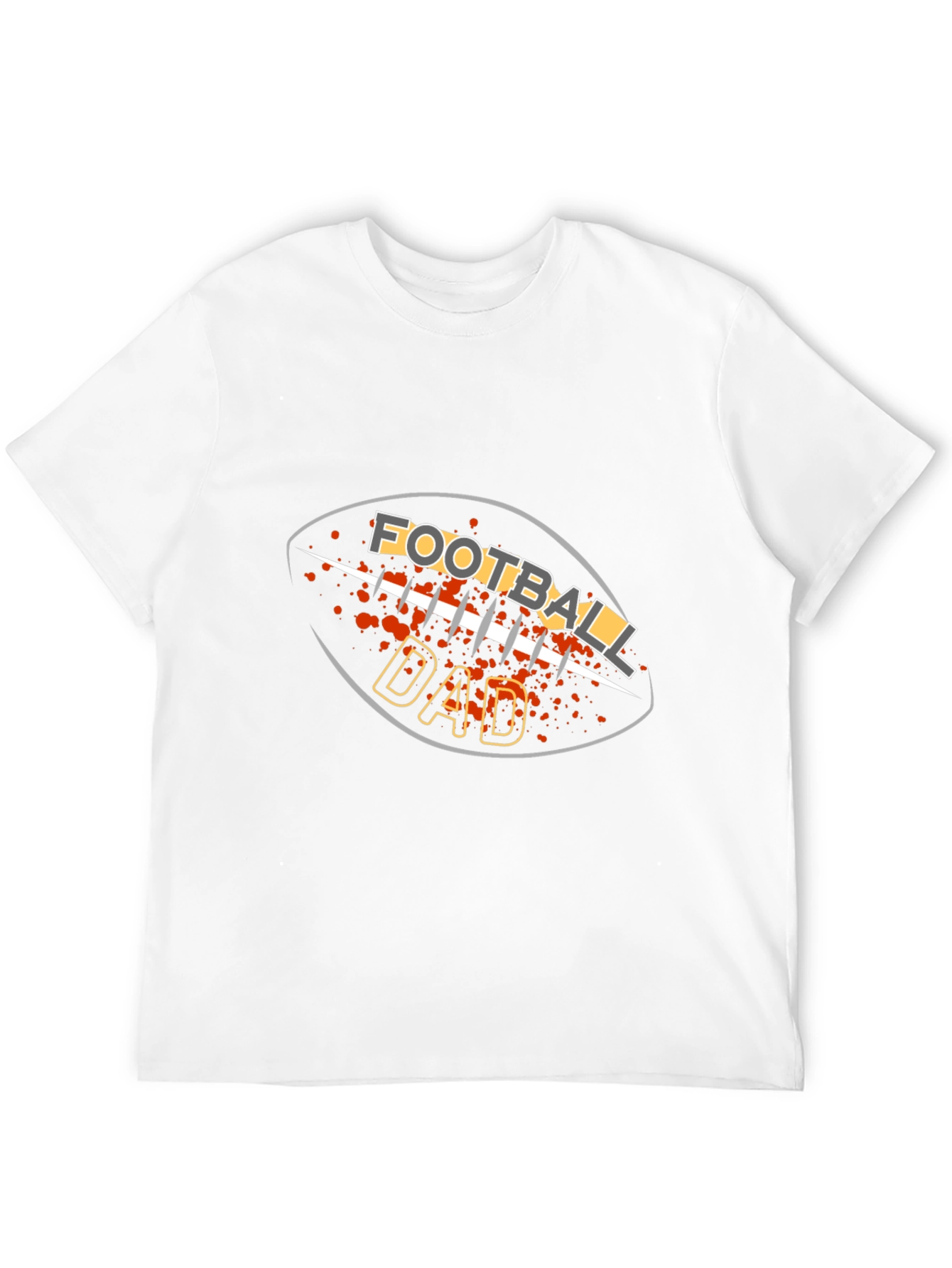 Football Dad Graphic T-Shirt - Black Tee