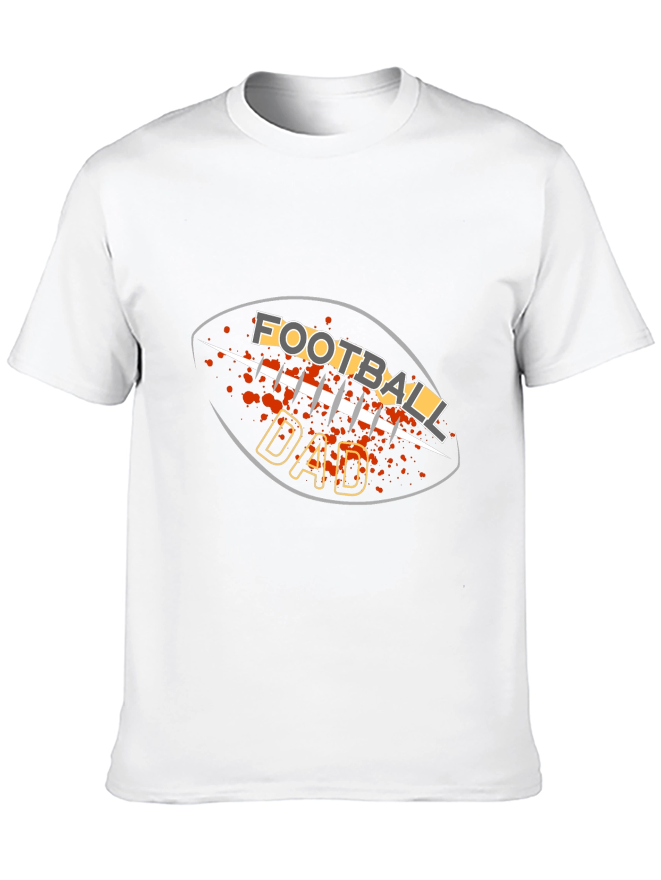 Football Dad Graphic T-Shirt - Black Tee