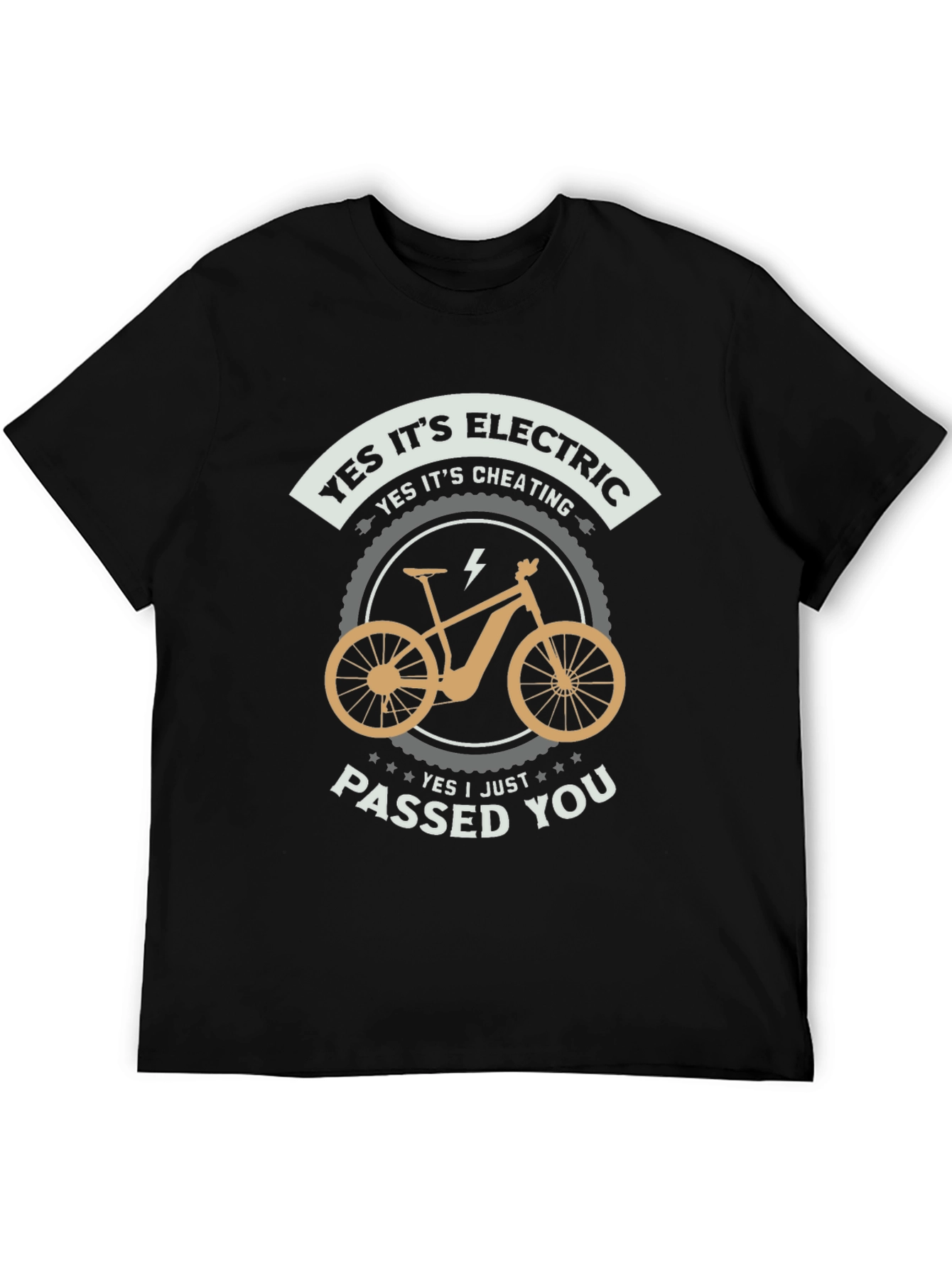 Electric Bike T-Shirt - Yes Its Cheating