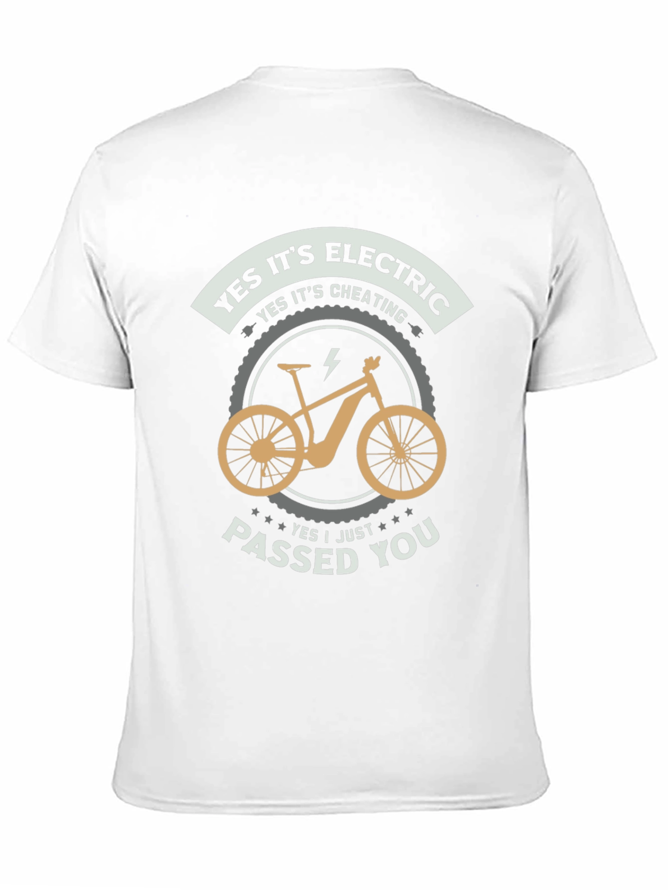 Electric Bike T-Shirt - Yes Its Cheating