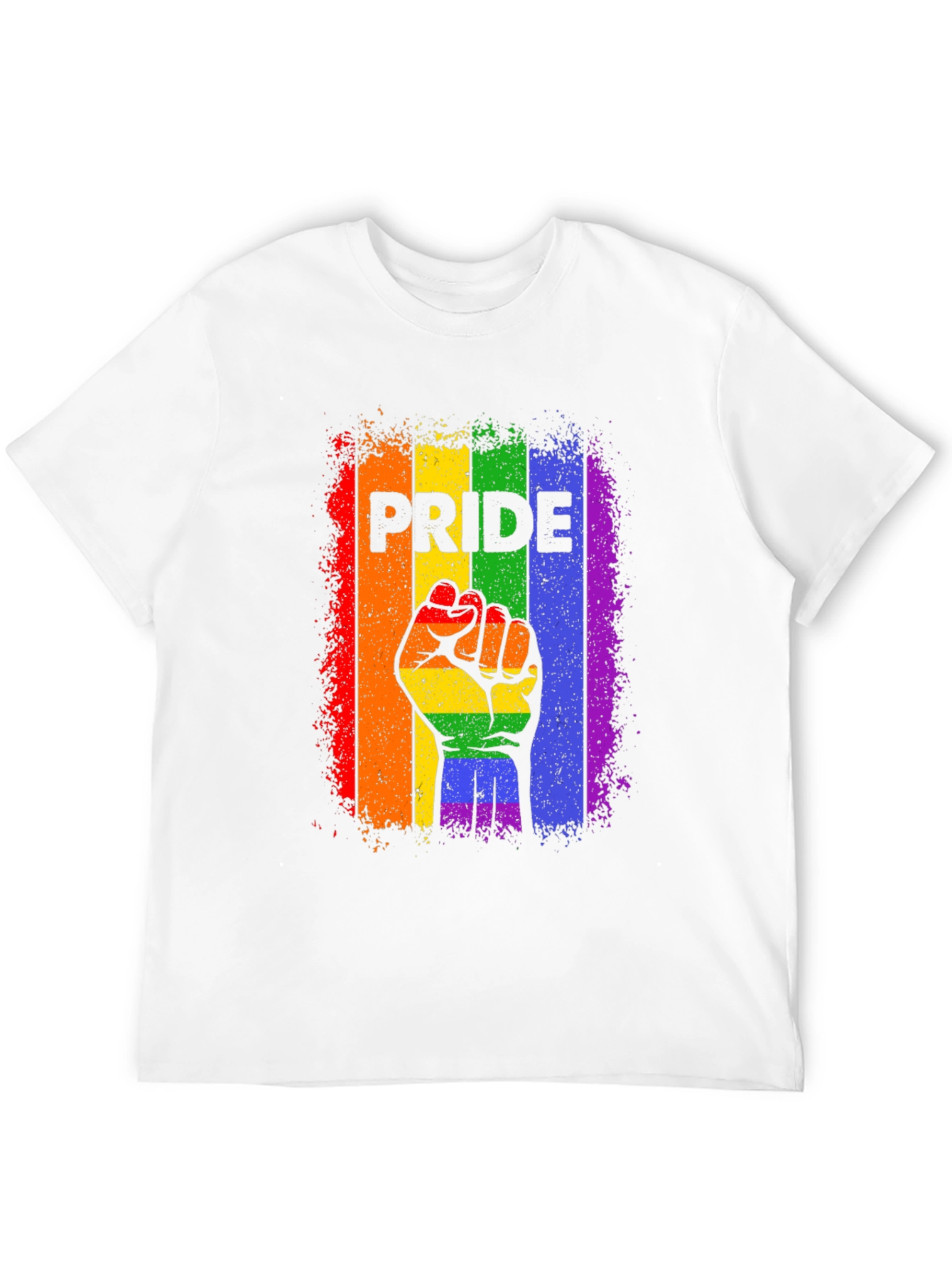 Pride Rainbow Fist Graphic Tee