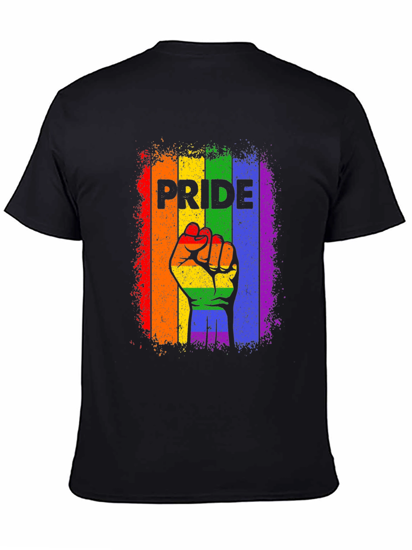 Pride Rainbow Fist Graphic Tee