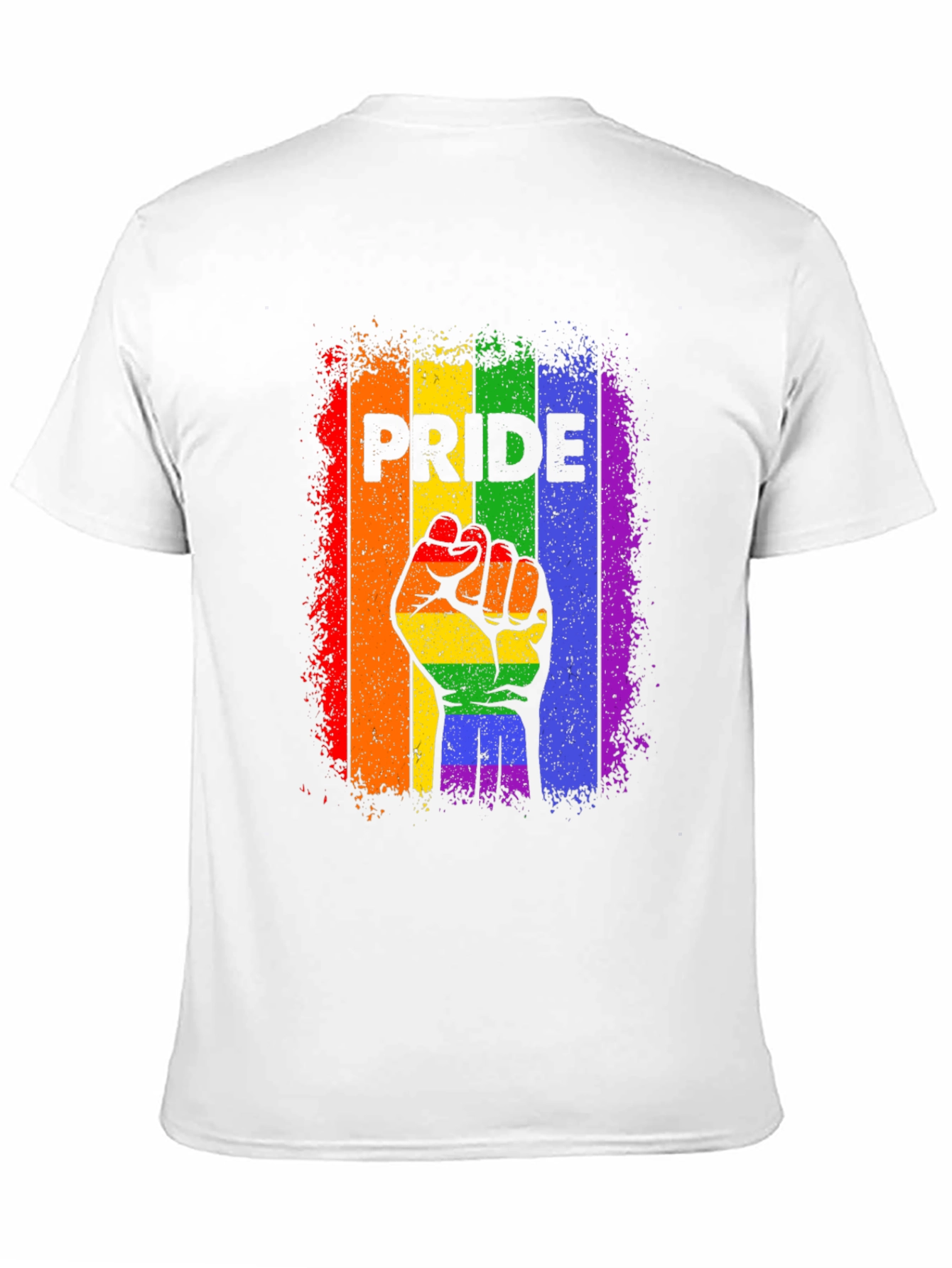 Pride Rainbow Fist Graphic Tee