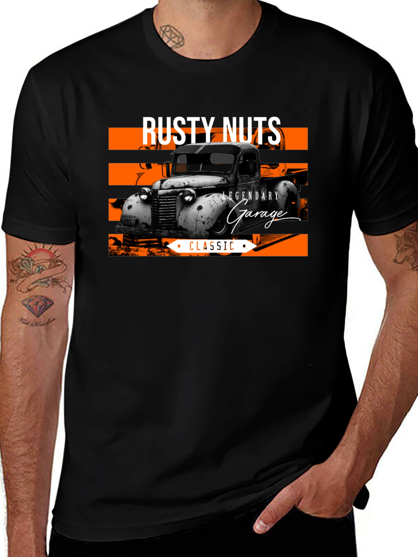 Rusty Nuts Garage Graphic Tee - Classic Truck