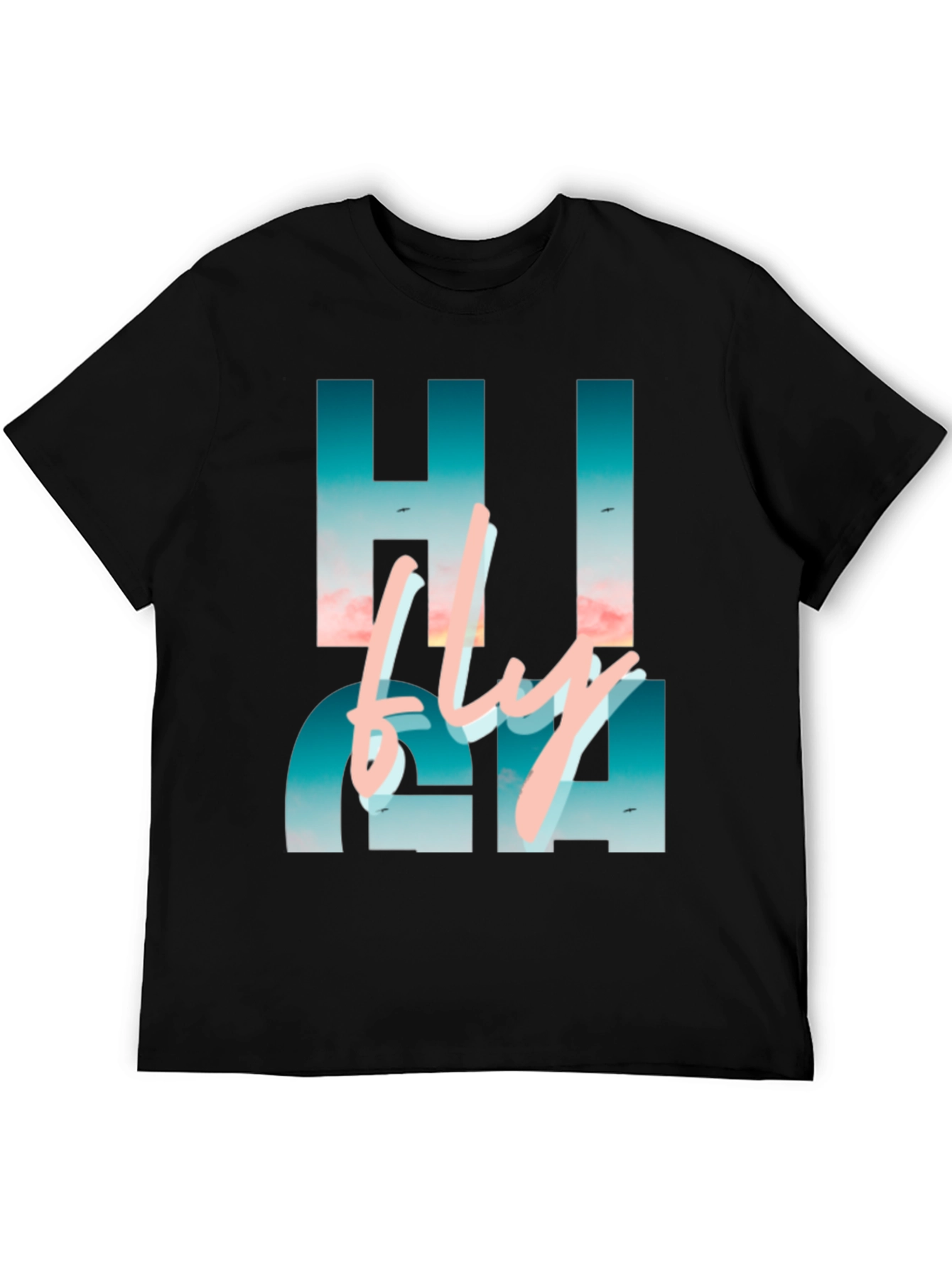Hi Fly Black Graphic Tee
