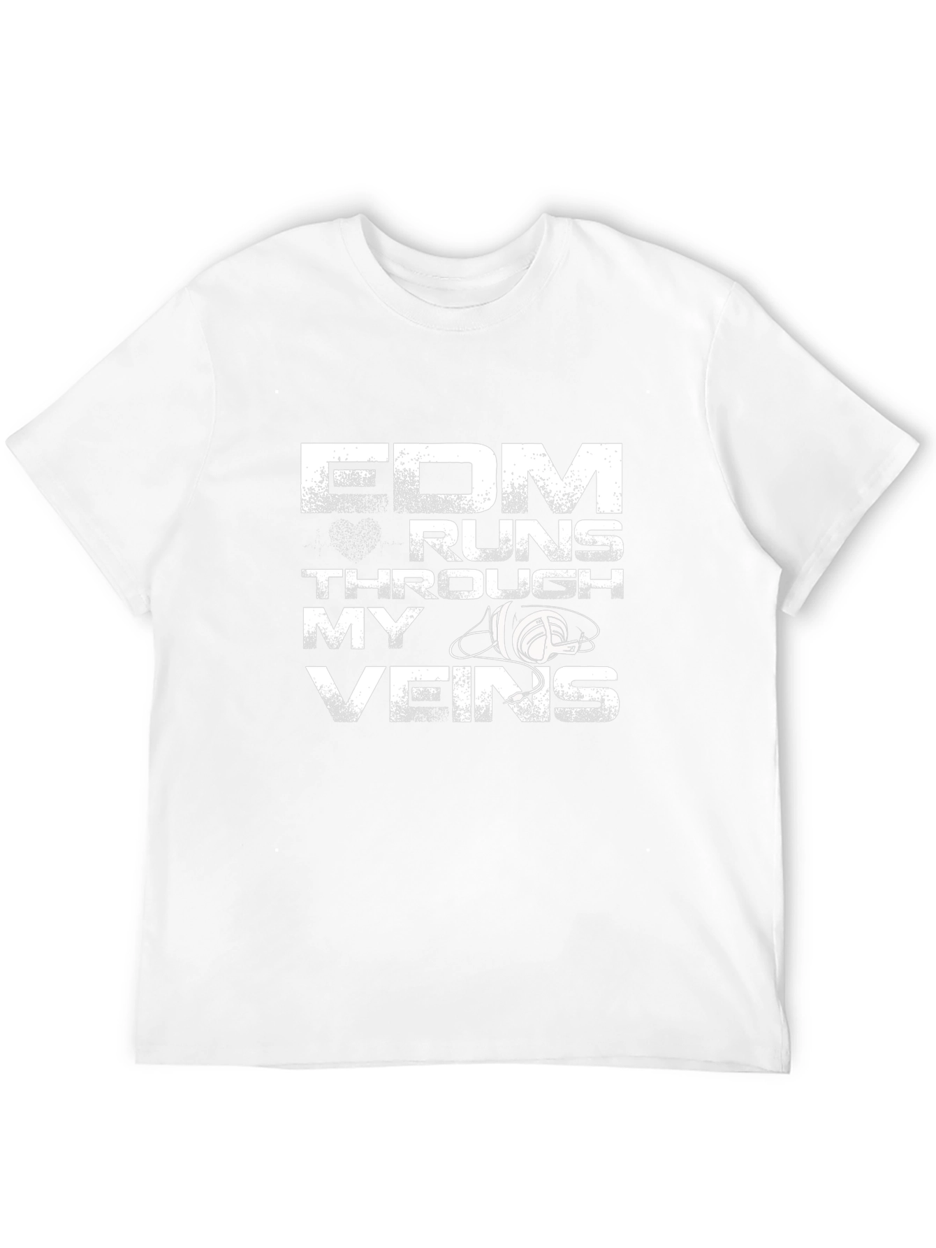 EDM Runs Through My Veins Graphic Tee