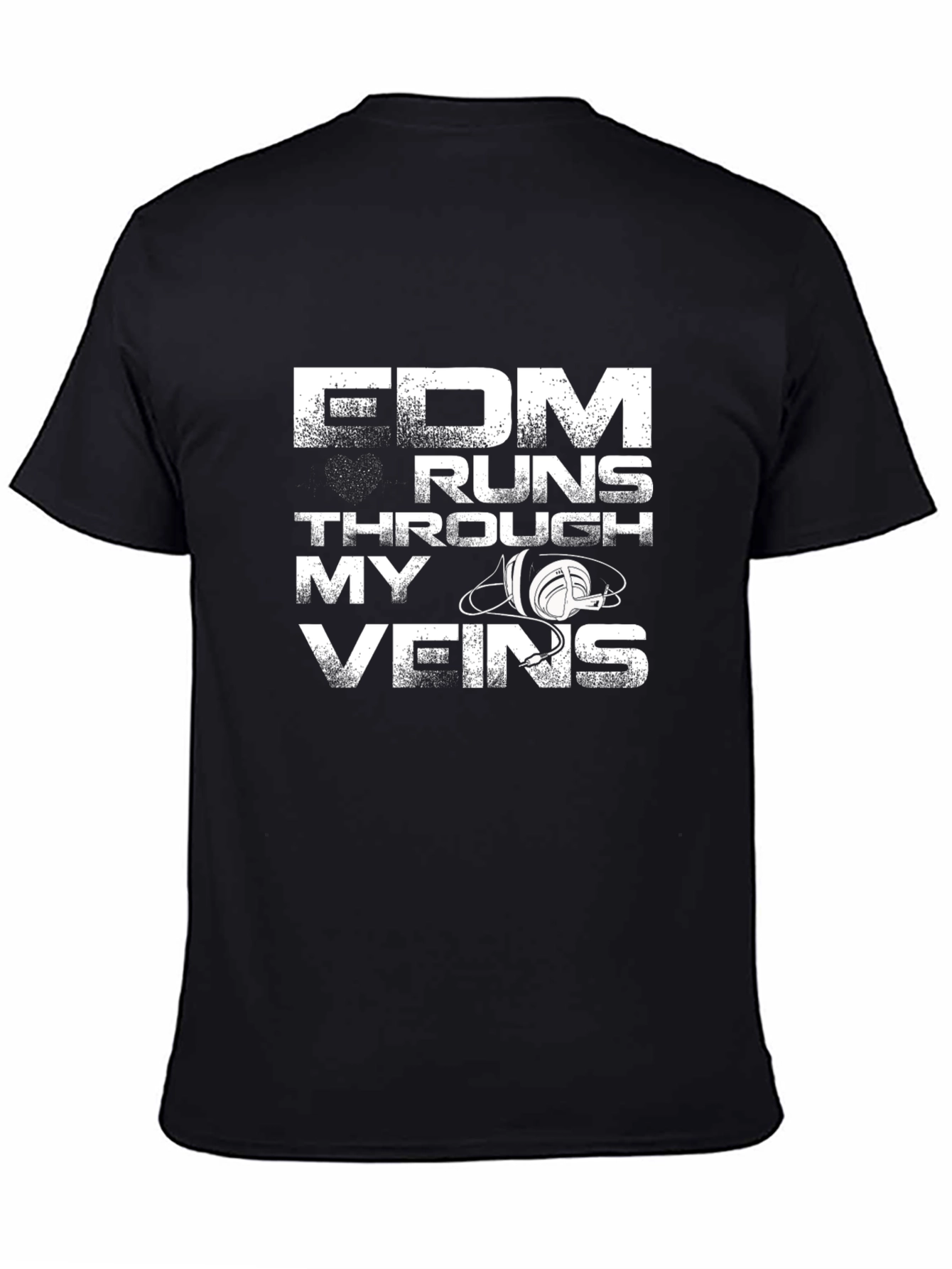 EDM Runs Through My Veins Graphic Tee