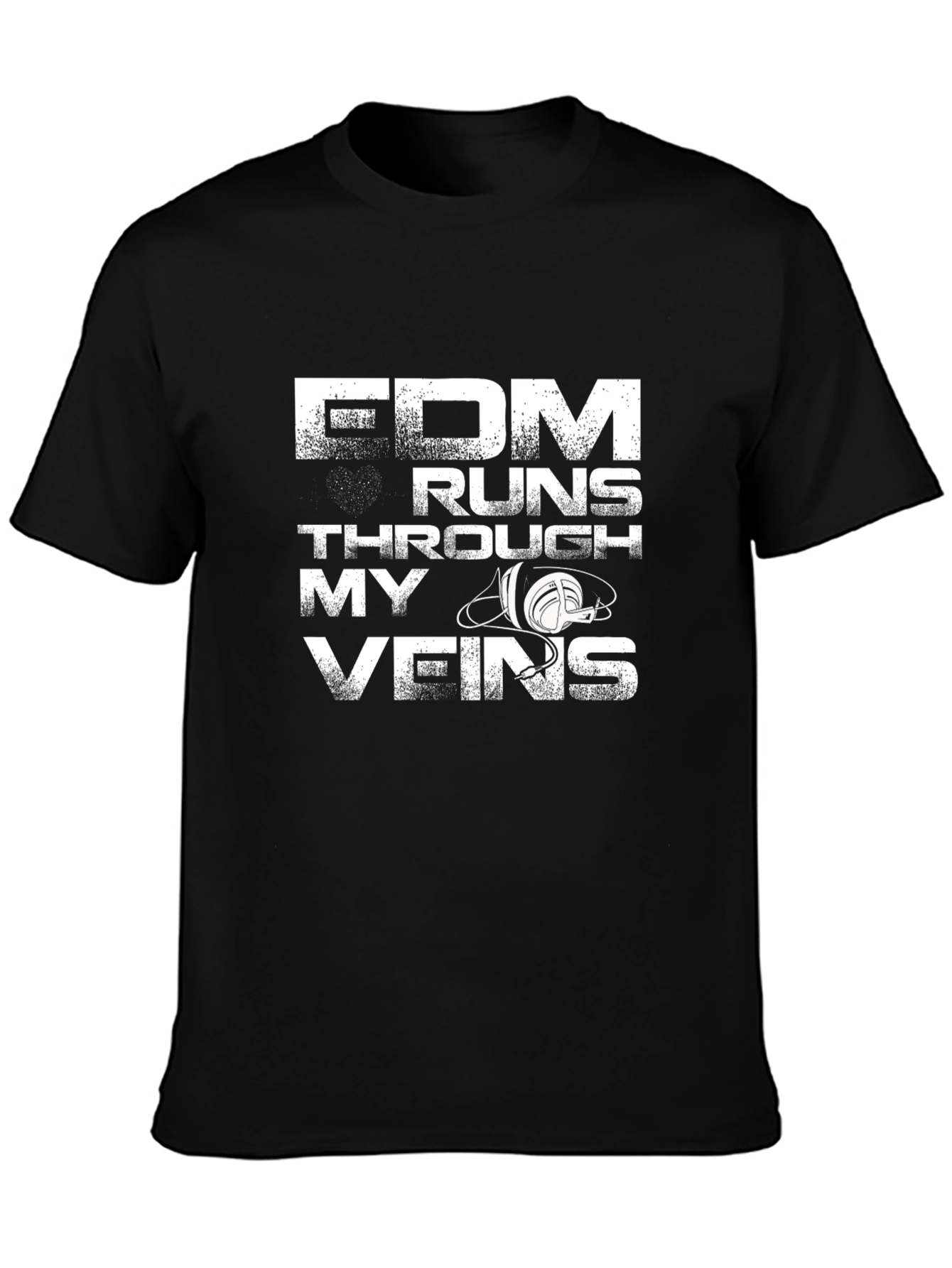 EDM Runs Through My Veins Graphic Tee
