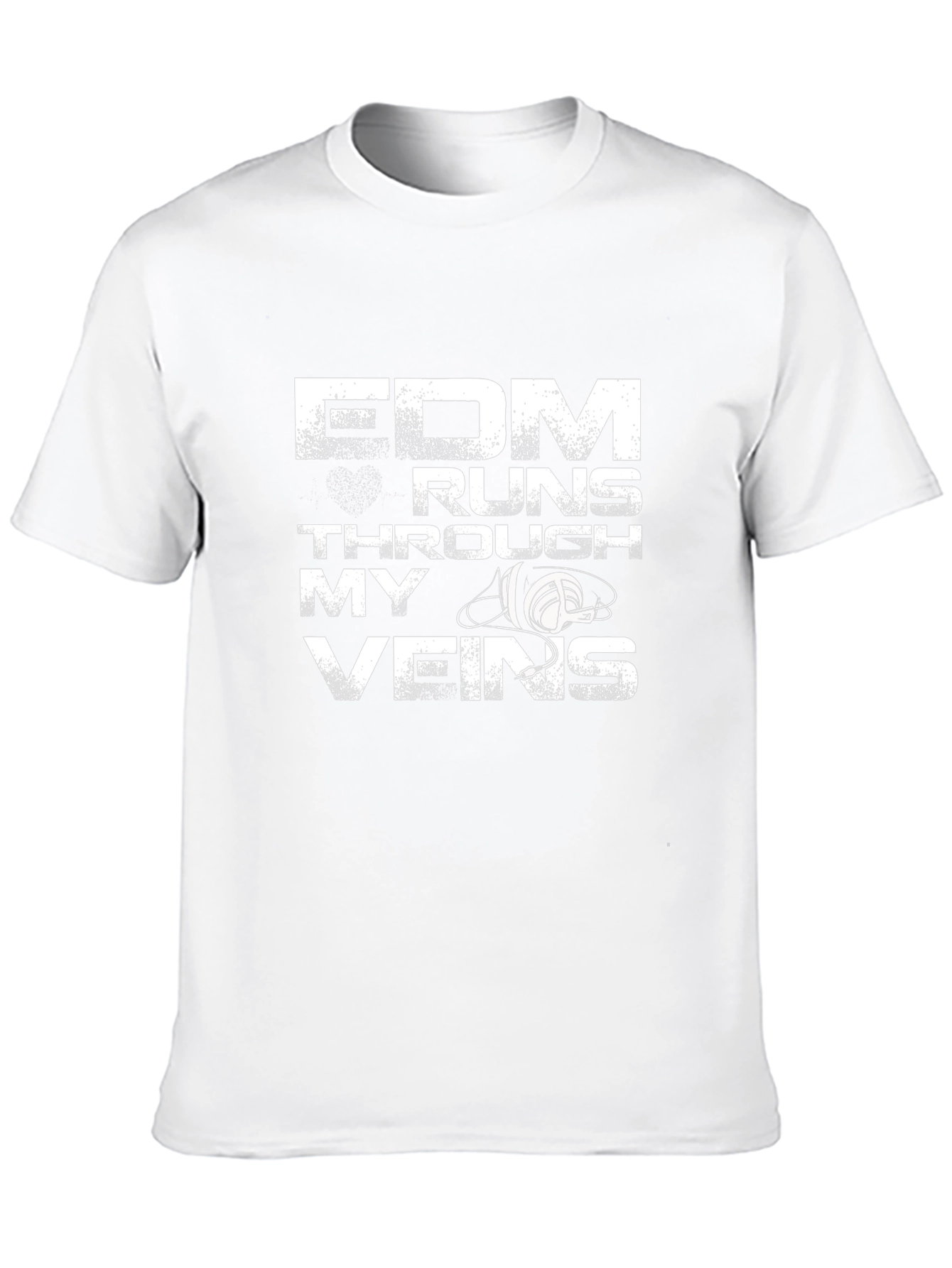 EDM Runs Through My Veins Graphic Tee