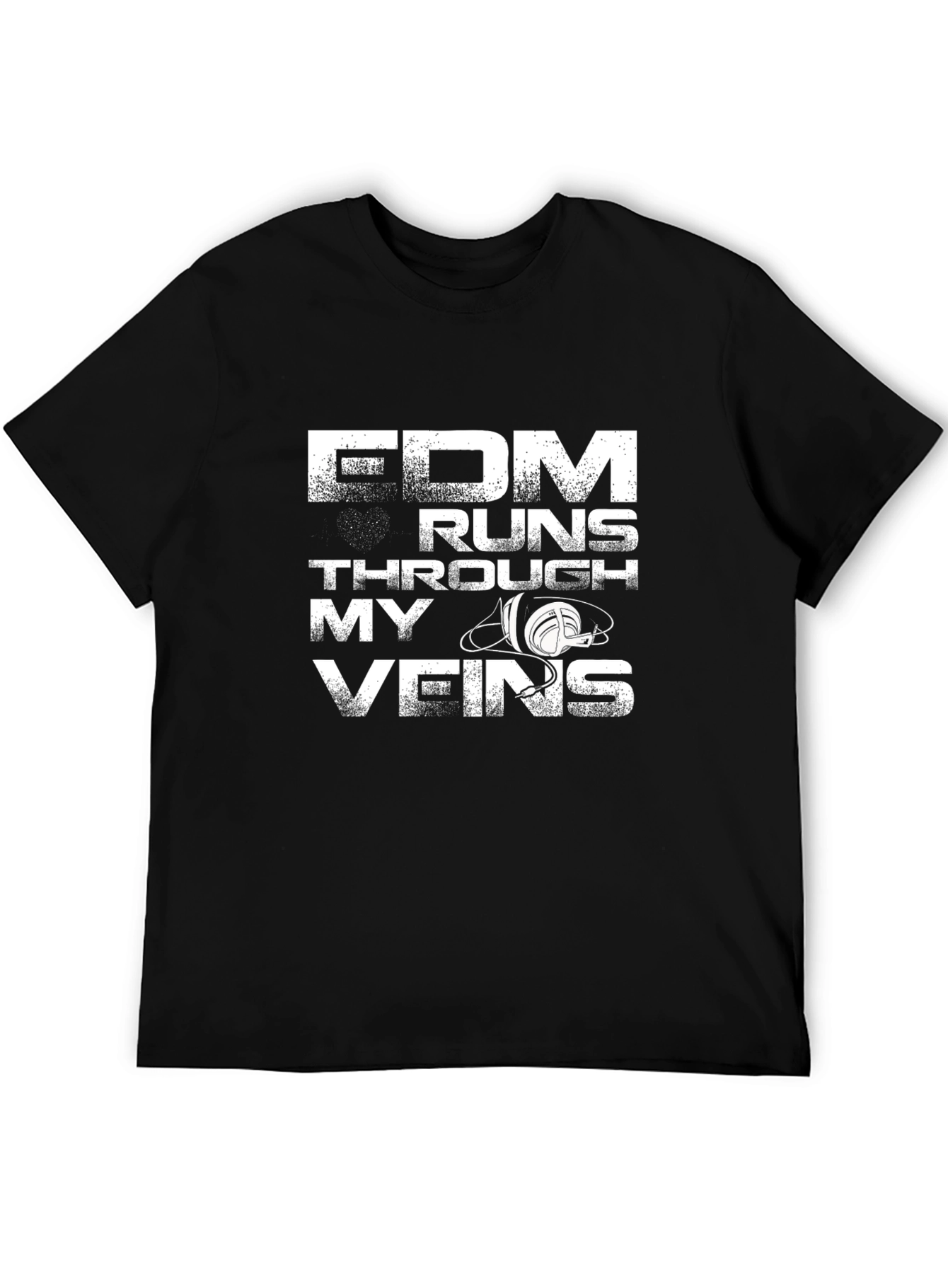EDM Runs Through My Veins Graphic Tee
