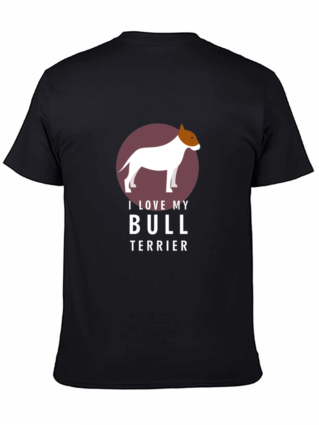 I Love My Bull Terrier Graphic T-Shirt