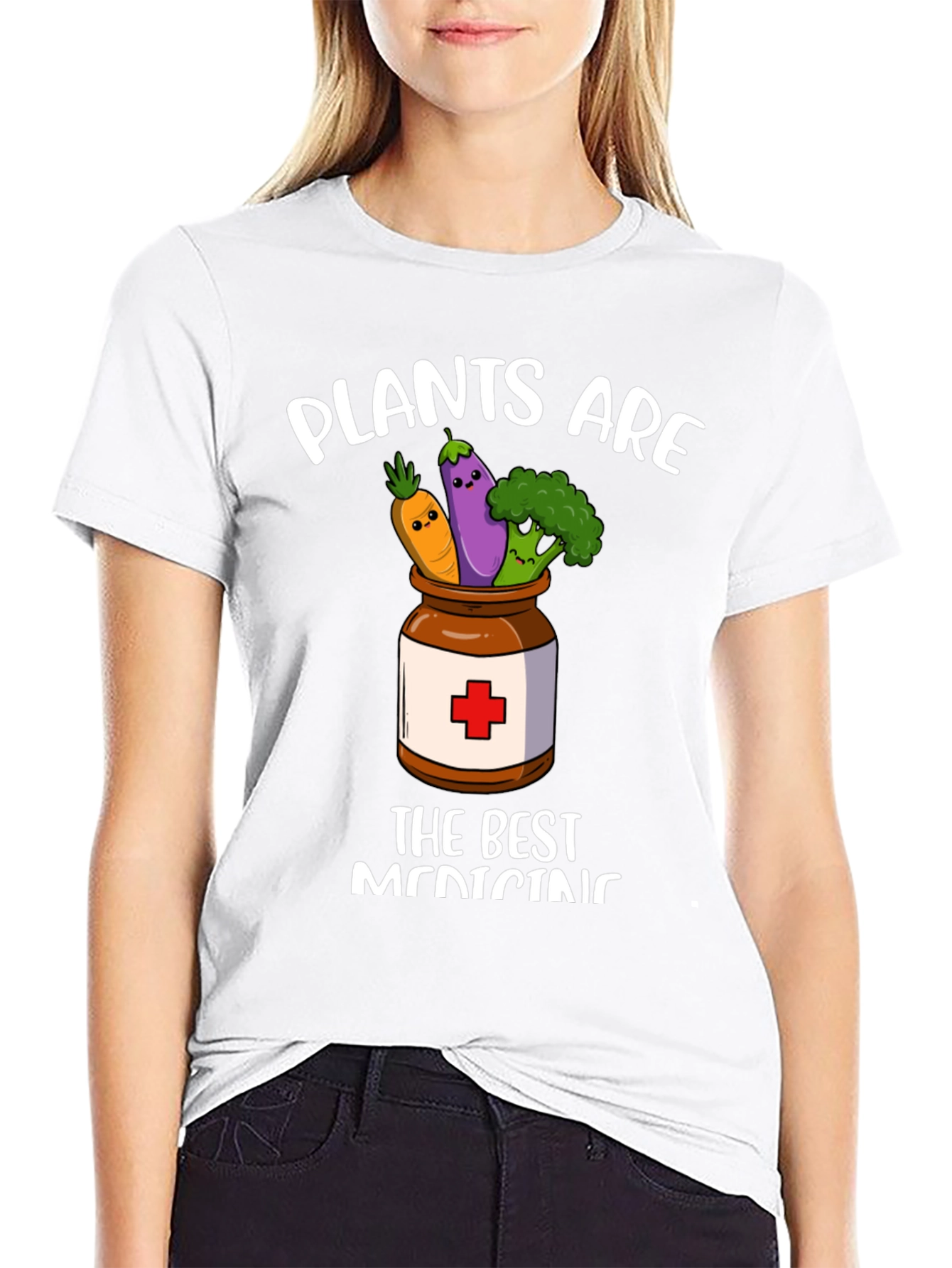 Plants are The Best Medicine Graphic T-Shirt