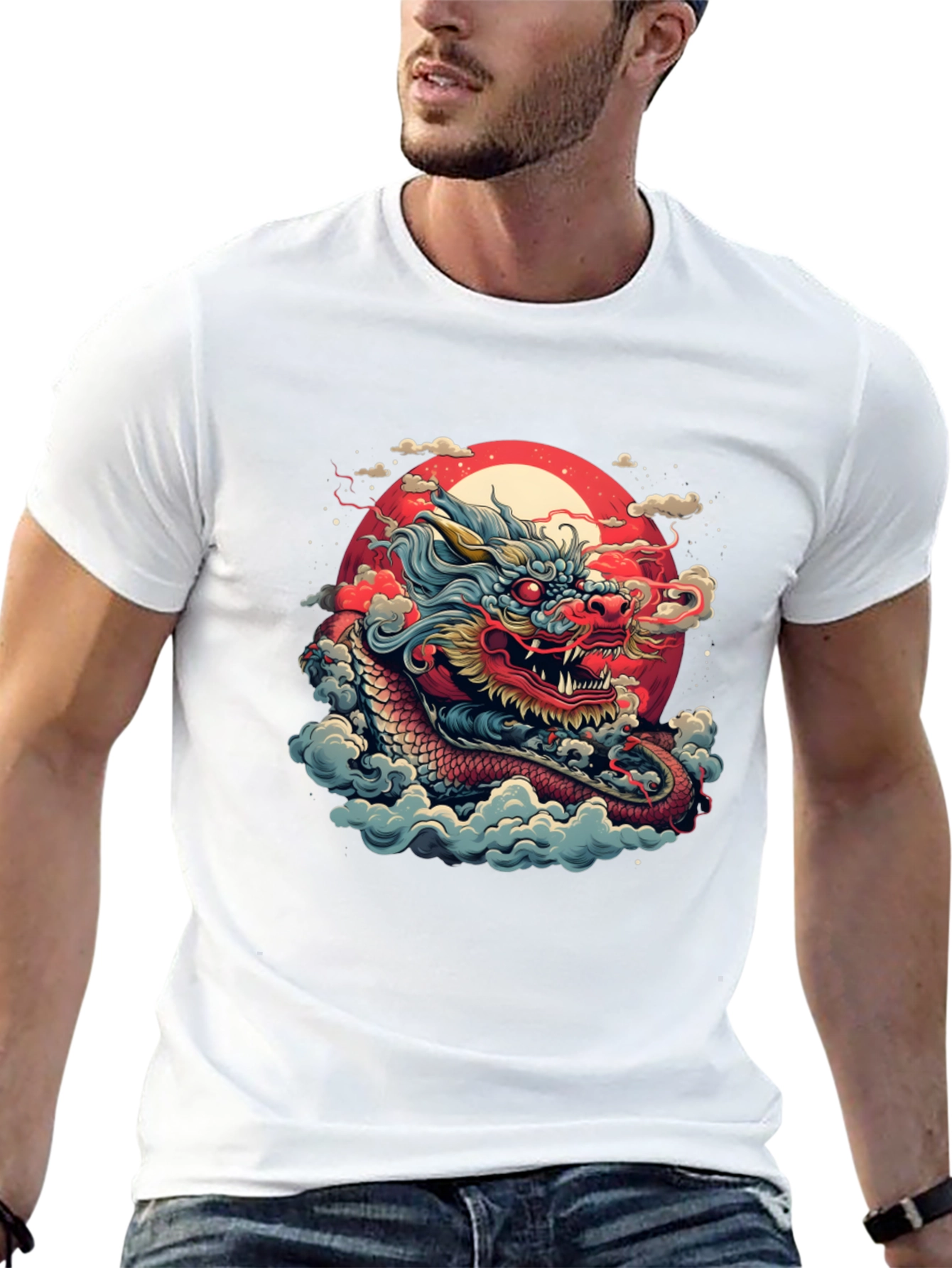 Dragon Graphic Tee - Black T-Shirt