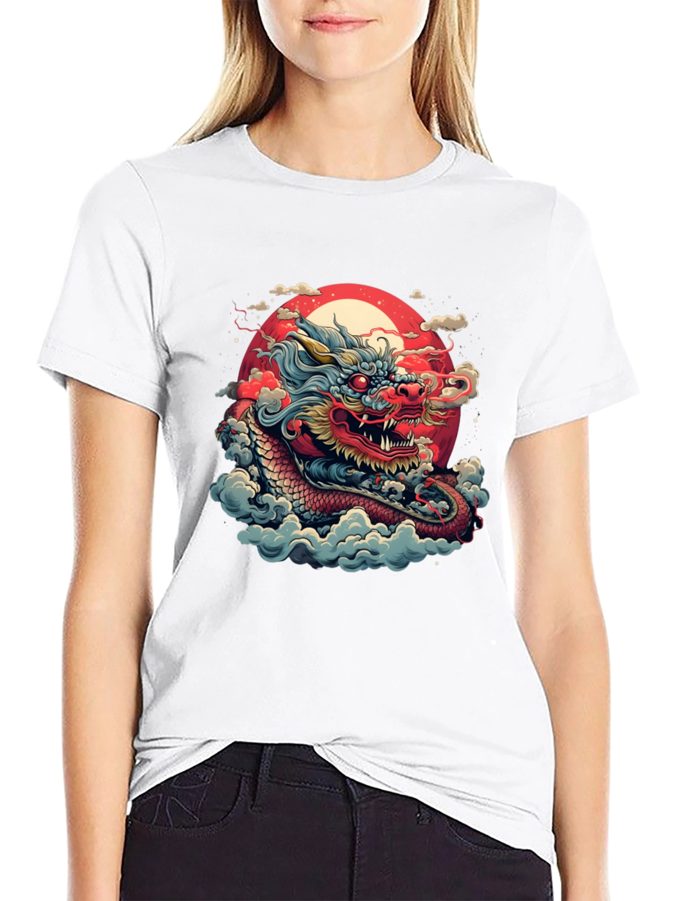 Dragon Graphic Tee - Black T-Shirt