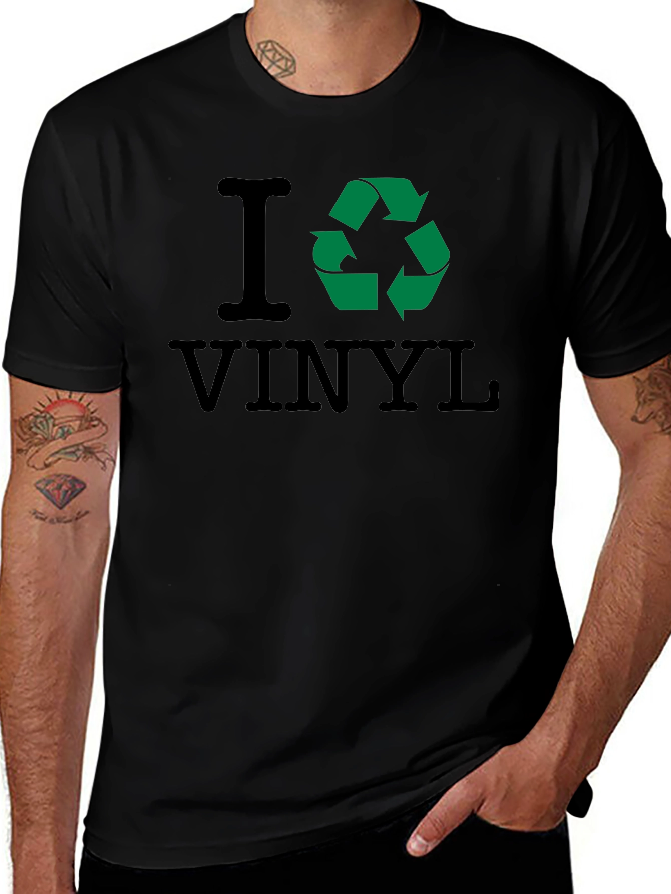 I Recycle Vinyl T-Shirt