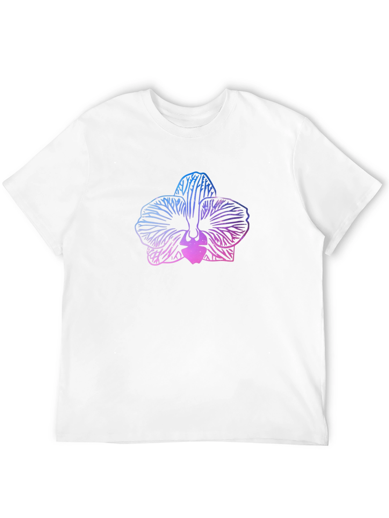 Orchid Graphic Black T-Shirt