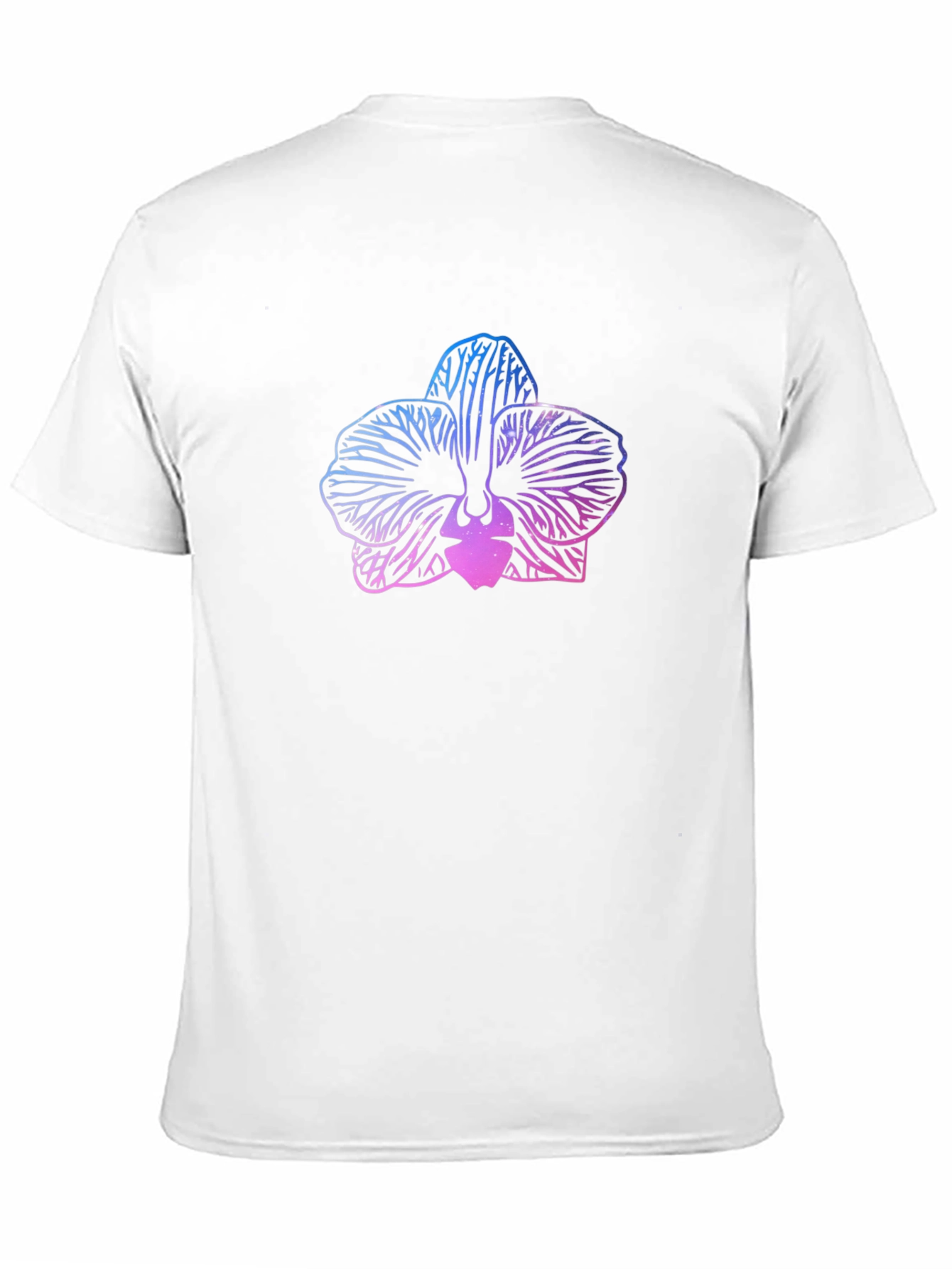 Orchid Graphic Black T-Shirt
