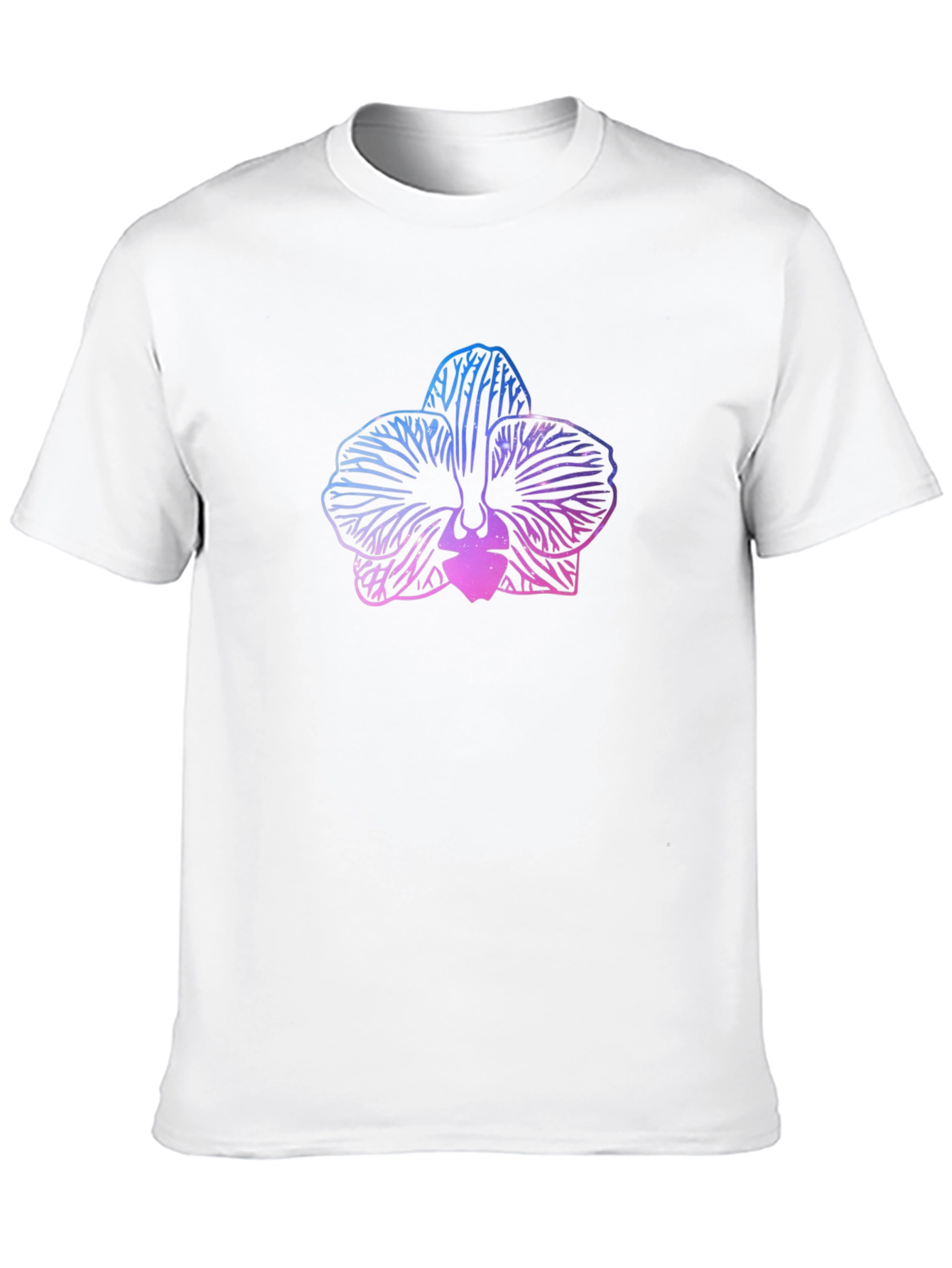 Orchid Graphic Black T-Shirt