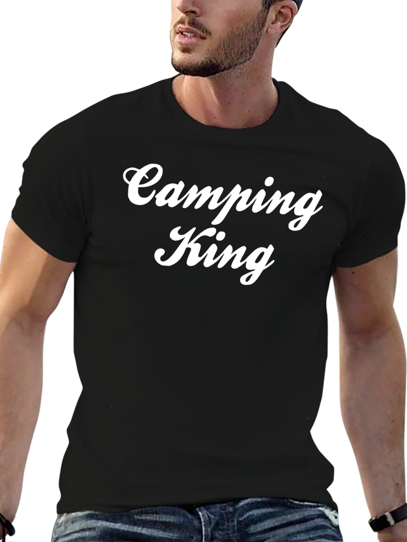 Camping King T-Shirt - Black