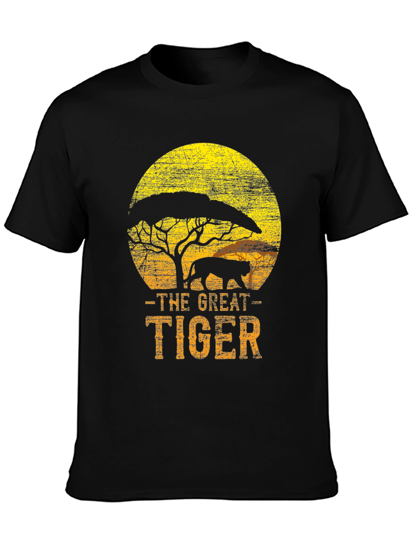 The Great Tiger Graphic Tee - Black T-Shirt