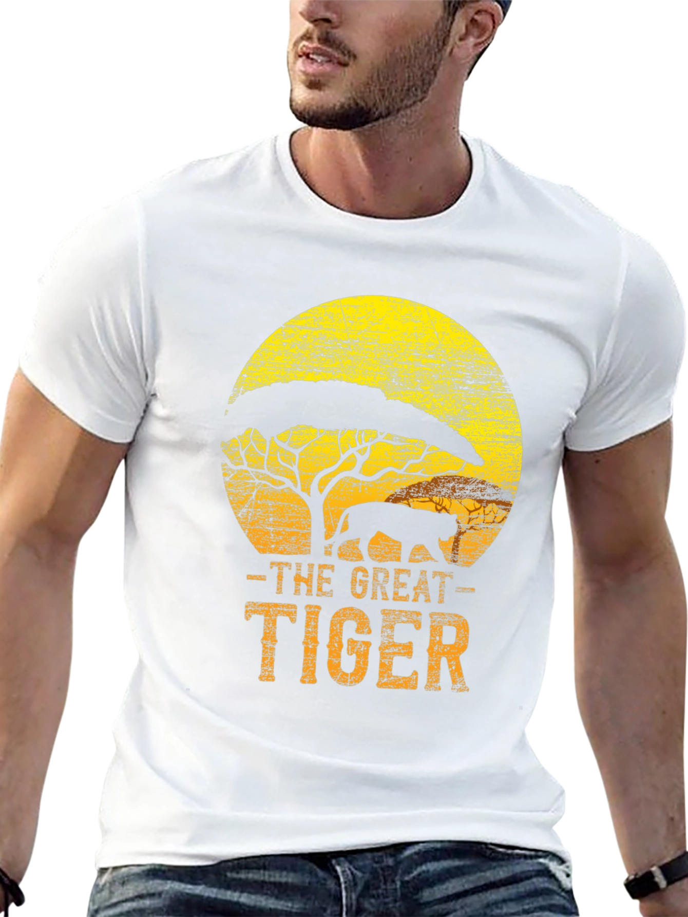 The Great Tiger Graphic Tee - Black T-Shirt